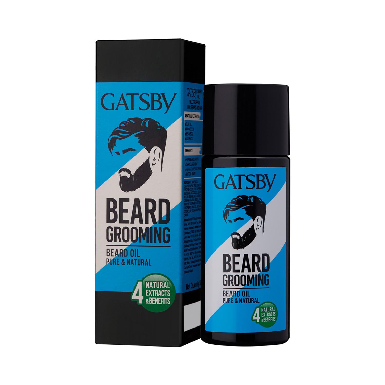 Gatsby Pure & Natural Beard Oil (50ml)
