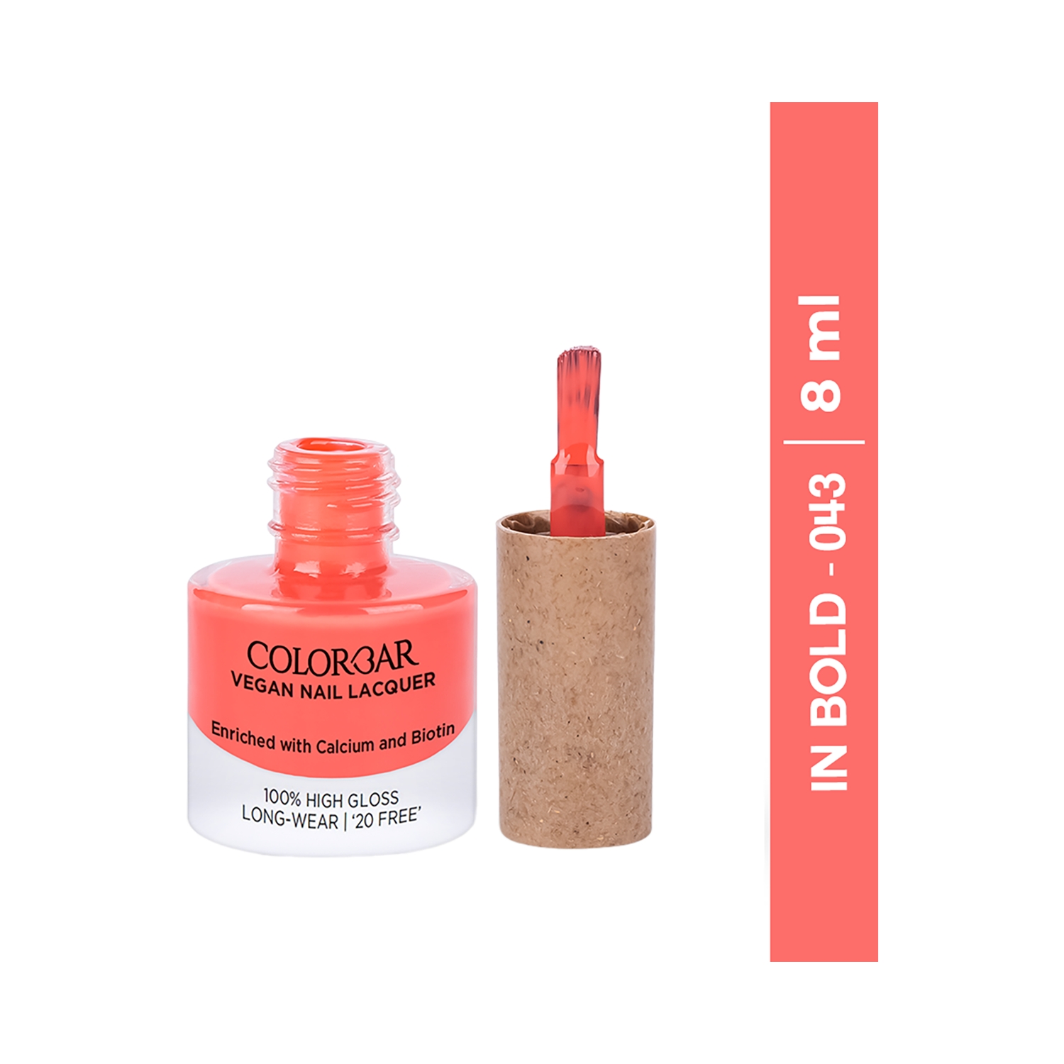 Colorbar | Colorbar Vegan Nail Lacquer - 043 In Bold (8 ml)