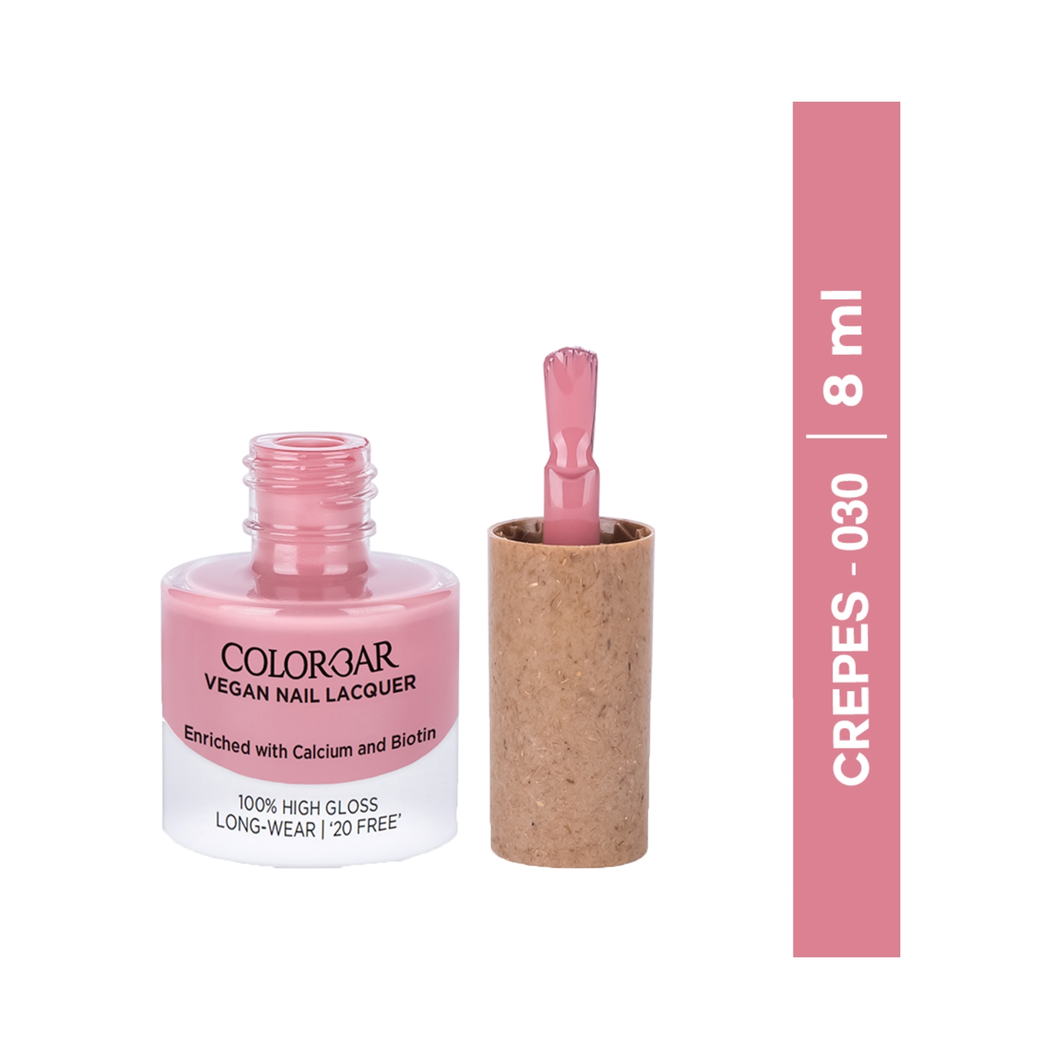 Colorbar Vegan Nail Lacquer - 030 Crepes (8 ml)