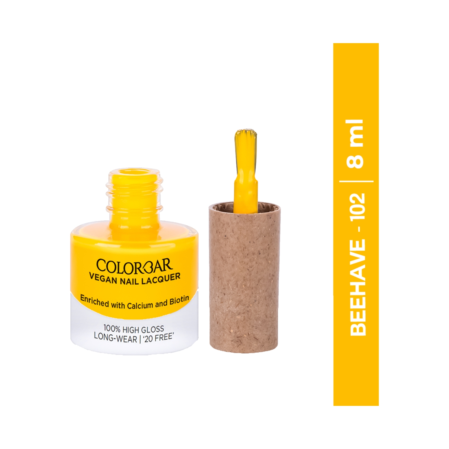 Colorbar | Colorbar Vegan Nail Lacquer - 102 Beehave (8 ml)