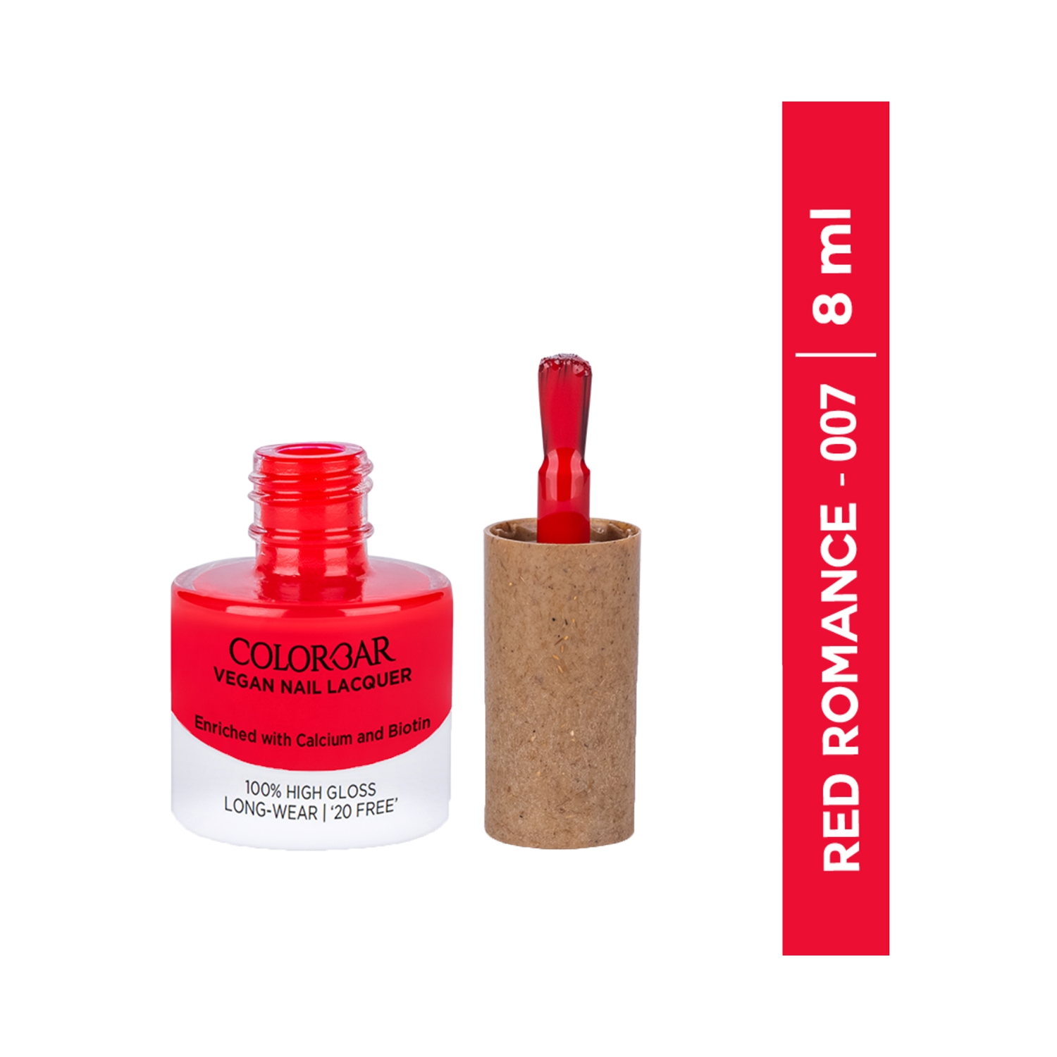 Colorbar | Colorbar Vegan Nail Lacquer - 007 Red Romance (8 ml)