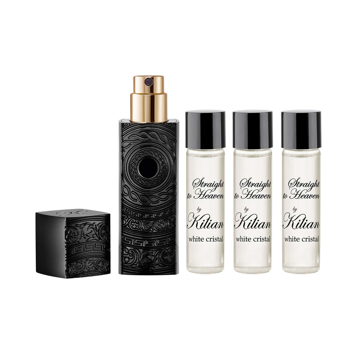 Kilian Paris | Kilian Paris Straight To Heaven, White Cristal Refillable Travel Set 30 ml