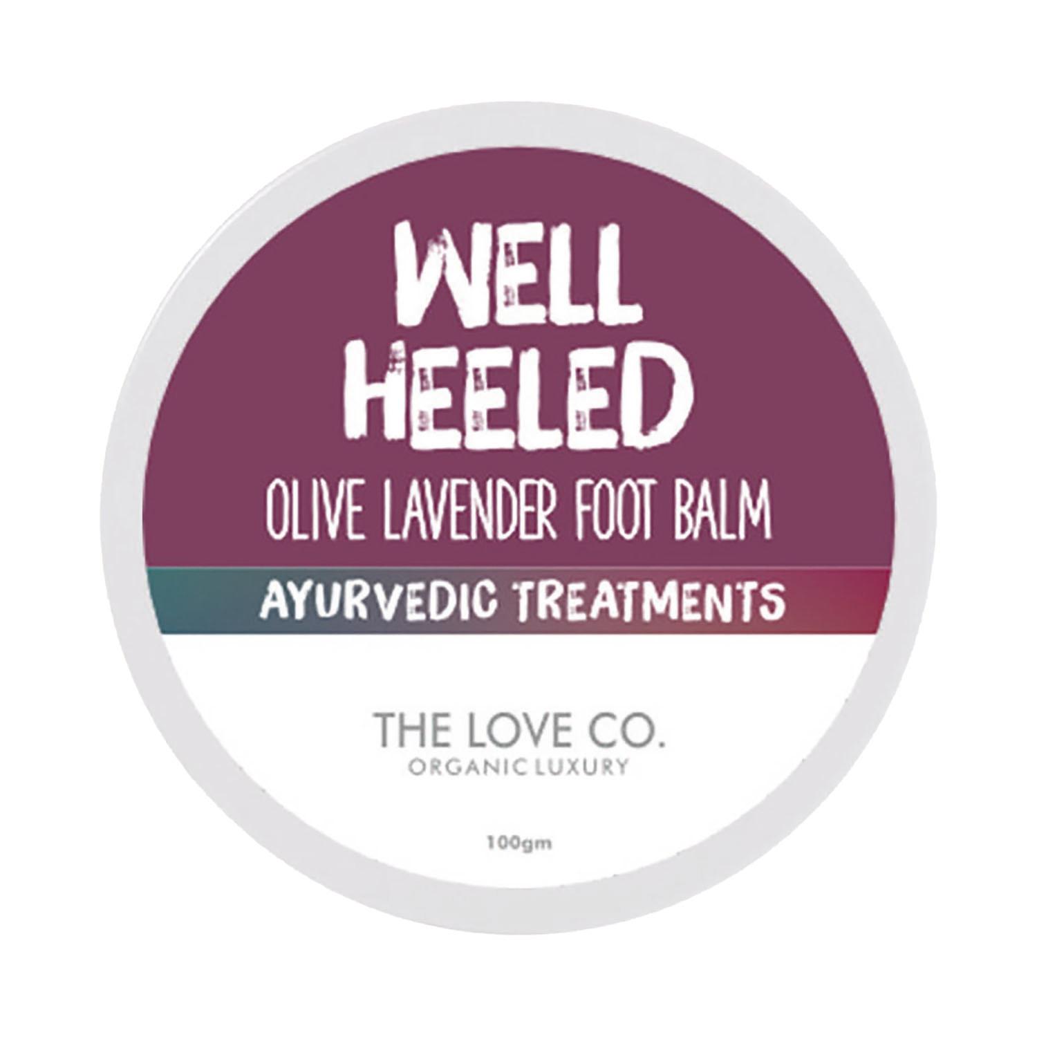 THE LOVE CO. Well Heeled Olive Lavender Foot Balm (100g)