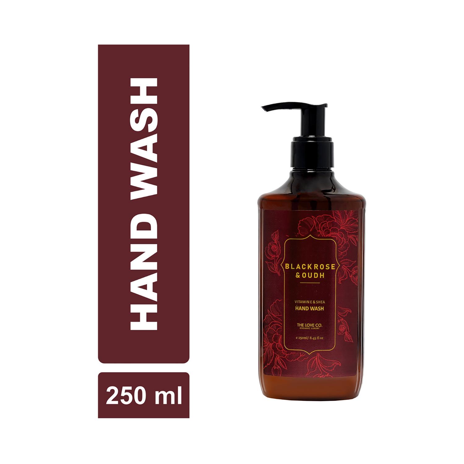 THE LOVE CO. Luxury Black Rose and Oud Hand Wash For Moisturized Skin (250ml)