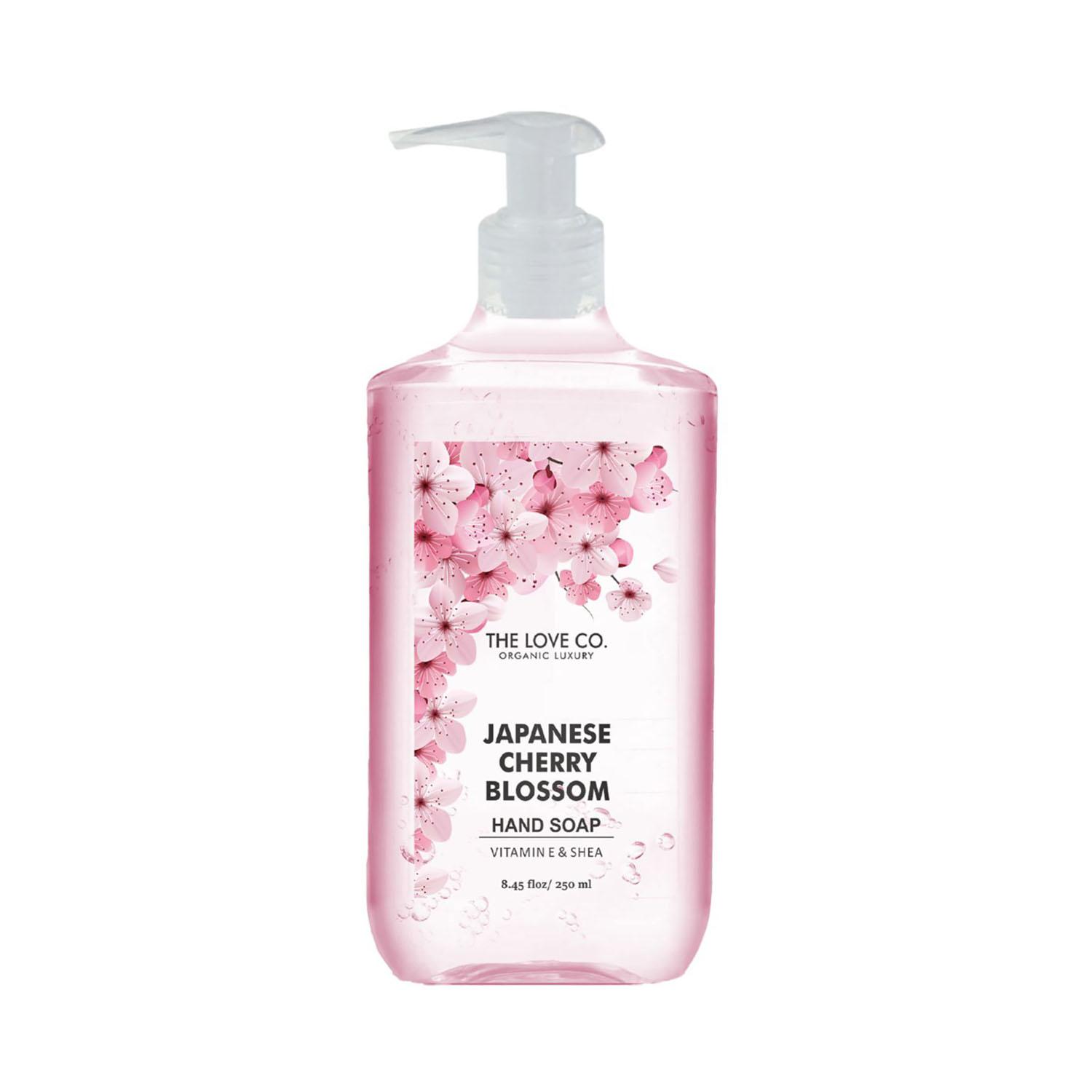 THE LOVE CO. Japanese Cherry Blossom Hand Soap For Moisturized Hands (250ml)