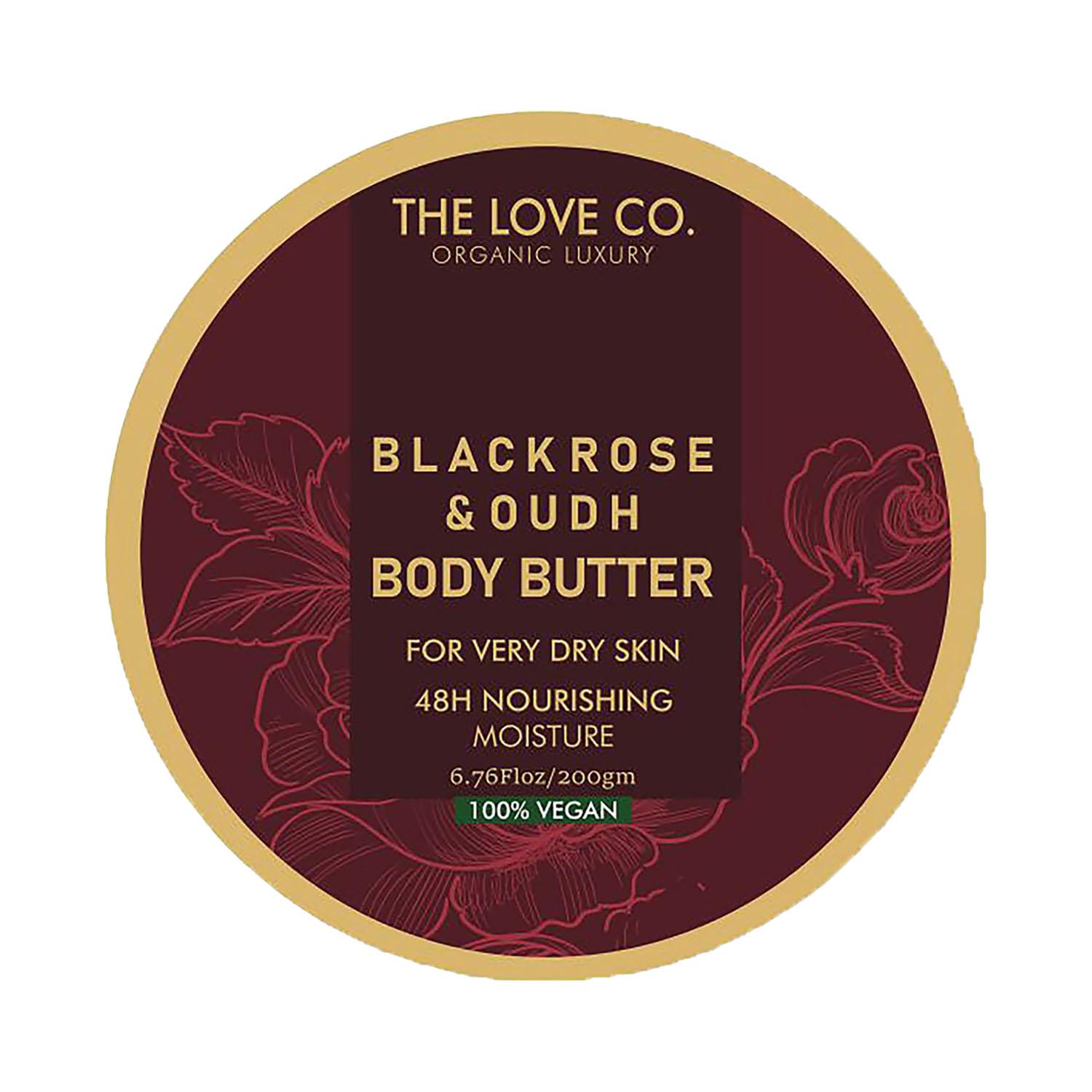 THE LOVE CO. | THE LOVE CO. The Love Co Black Rose Oud Body Butter Deep Moisturization With Shea Butter (200g)