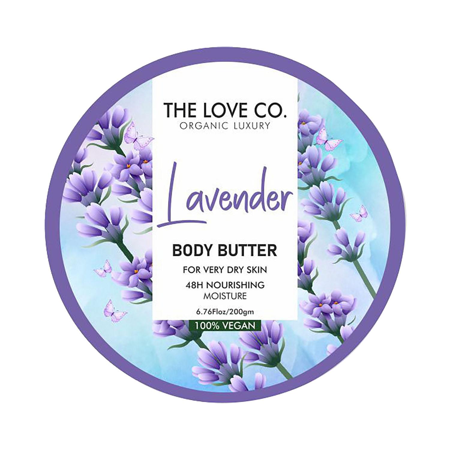 THE LOVE CO. | THE LOVE CO. Lavender Body Butter Deep Moisturization With Pure Shea Butter (200g)