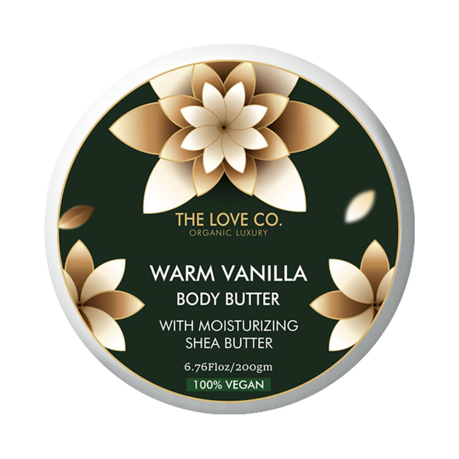 THE LOVE CO. | THE LOVE CO. Warm Vanilla Body Butter Deep Moisturization With Pure Shea Butter (200g)