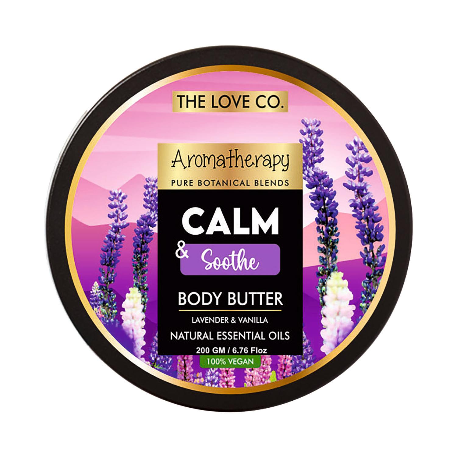THE LOVE CO. | THE LOVE CO. Aromatherapy Calm and Soothe Body Butter With Lavender and Vanilla (200g)