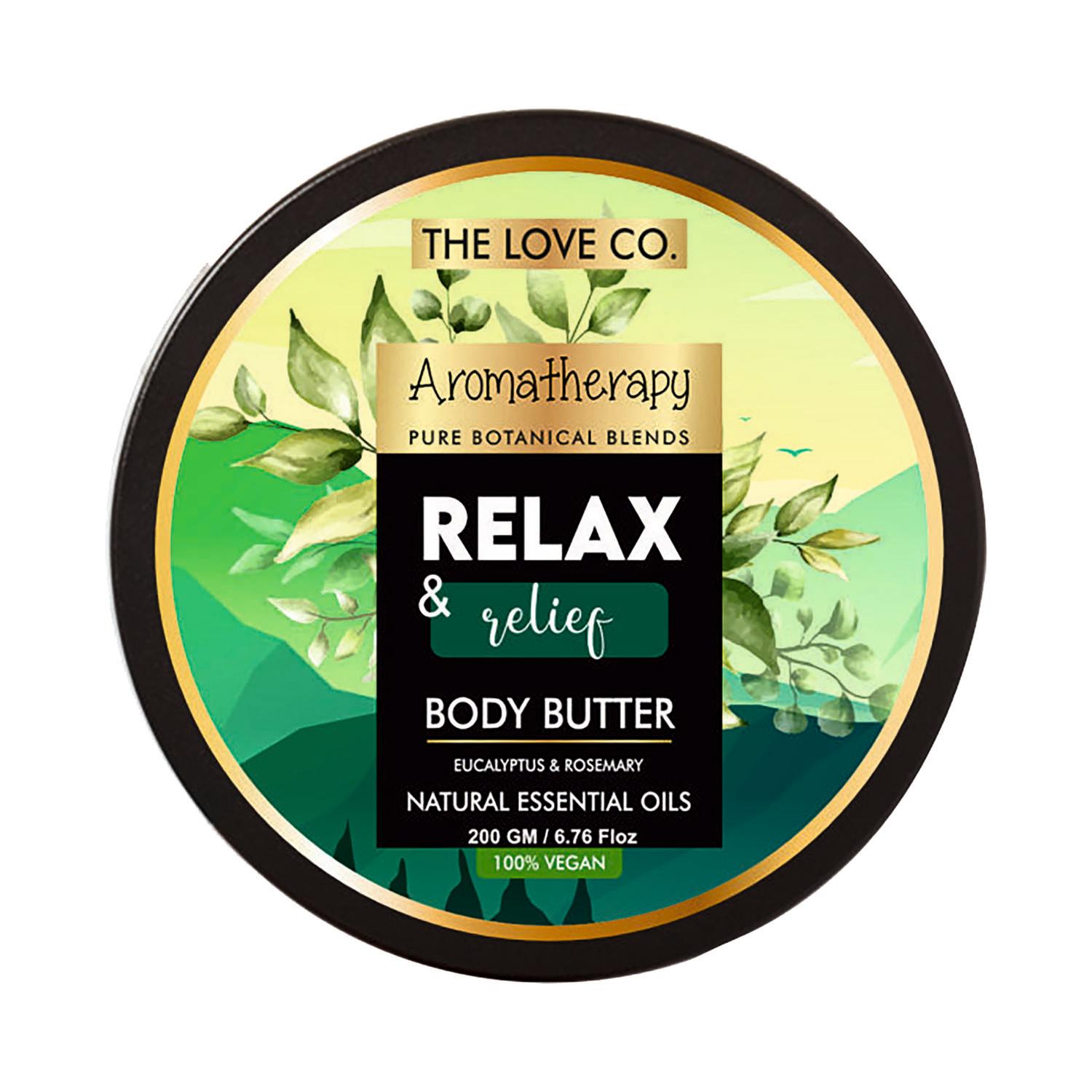 THE LOVE CO. | THE LOVE CO. The Love Co Aromatherapy Relax and Relief Body Butter With Eucalyptus & Rosemary (200g)