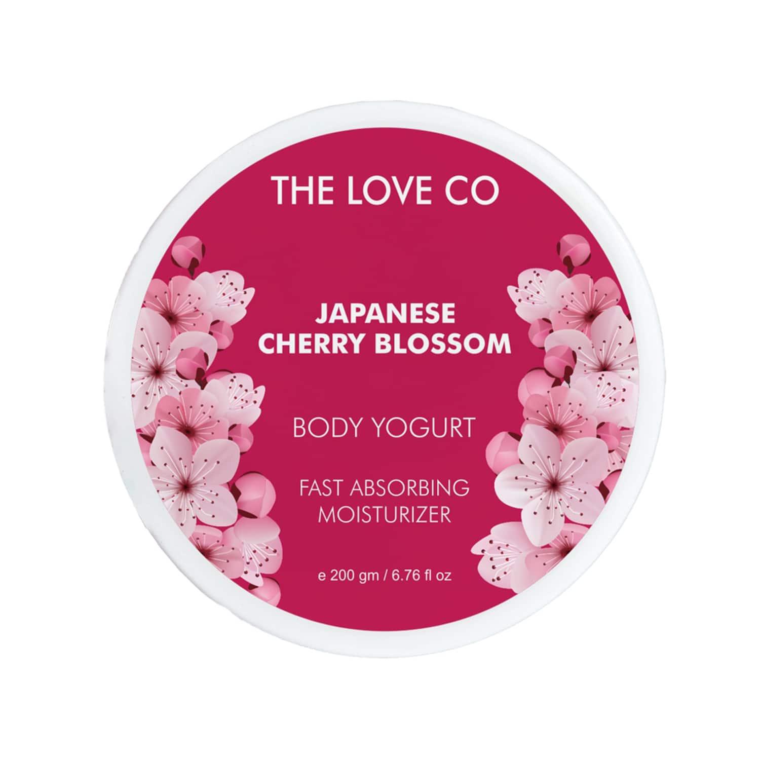 THE LOVE CO. | THE LOVE CO. Japanese Cherry Blossom Body Yogurt Deep Moisturization With Pure Shea Butter (200g)