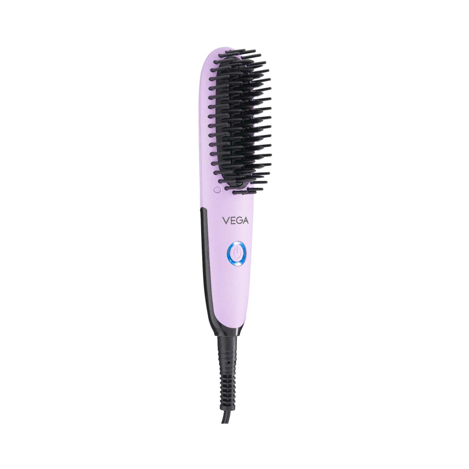 Vega | Vega Go Mini Hair Straightener Brush - VHSB-05 - Purple