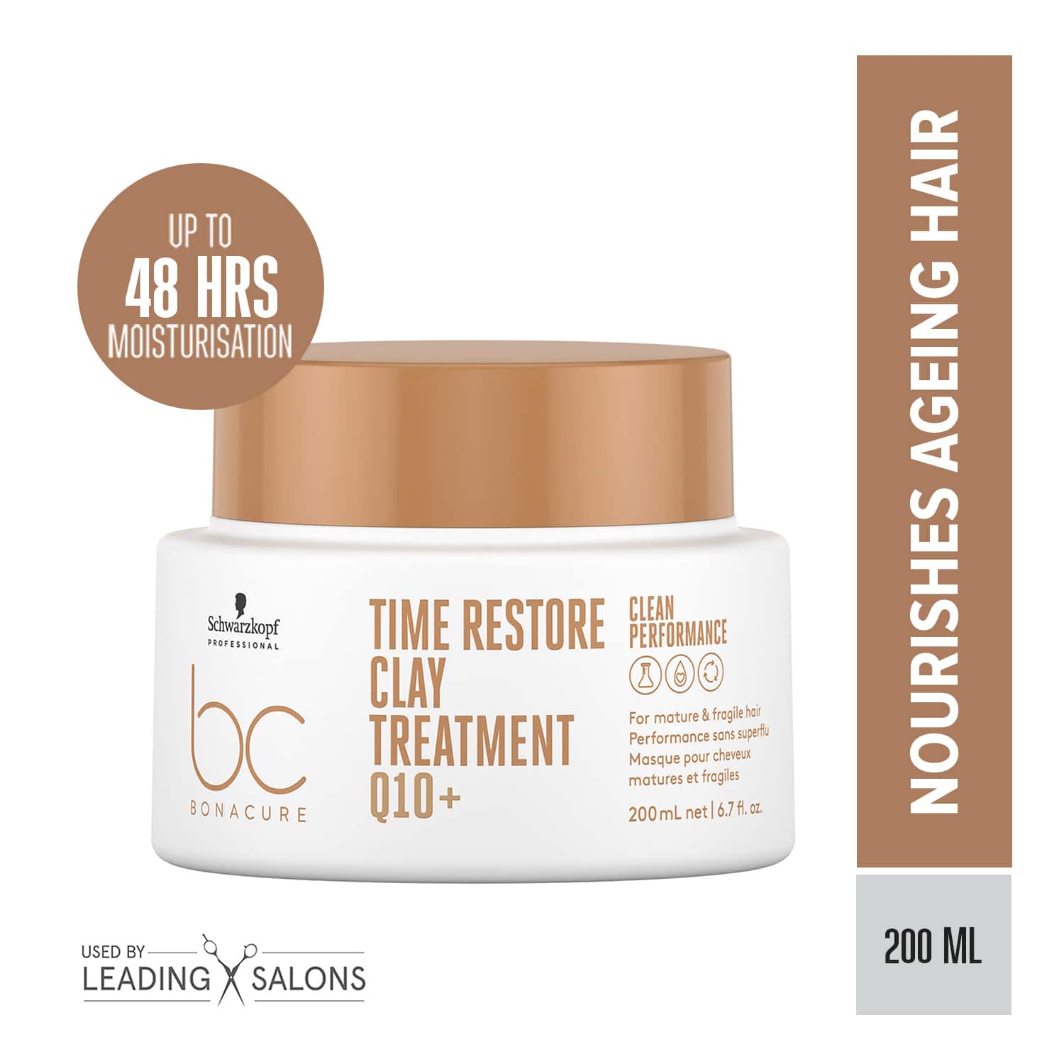 Schwarzkopf Professional | Schwarzkopf Professional Bonacure Time Restore Clay Treatment Mask With Q10+ (200ml)
