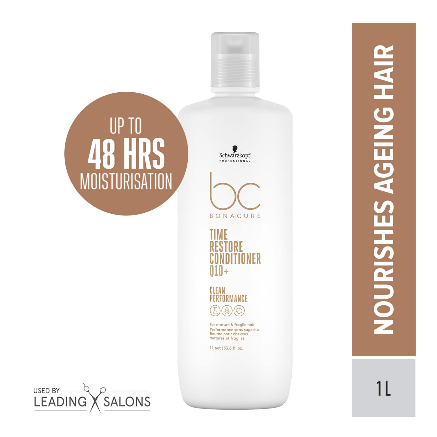 Schwarzkopf Professional | Schwarzkopf Professional Bonacure Time Restore Conditioner With Q10+ (1000ml)