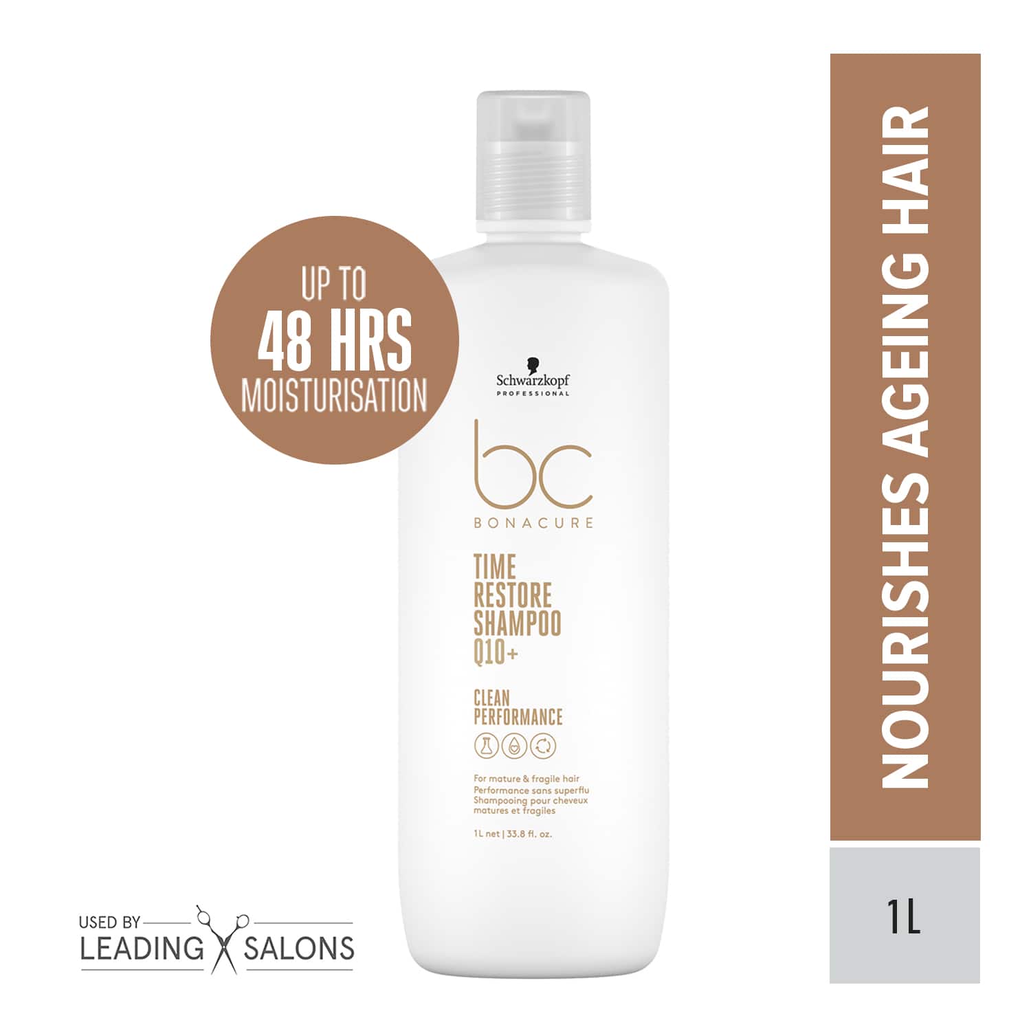 Schwarzkopf Professional | Schwarzkopf Professional Bonacure Time Restore Shampoo With Q10+ (1000ml)