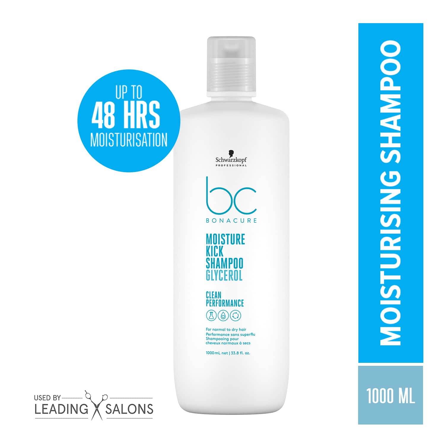 Schwarzkopf Professional | Schwarzkopf Professional Bonacure Moisture Kick Shampoo With Glycerol For Dry Hair (1000ml)