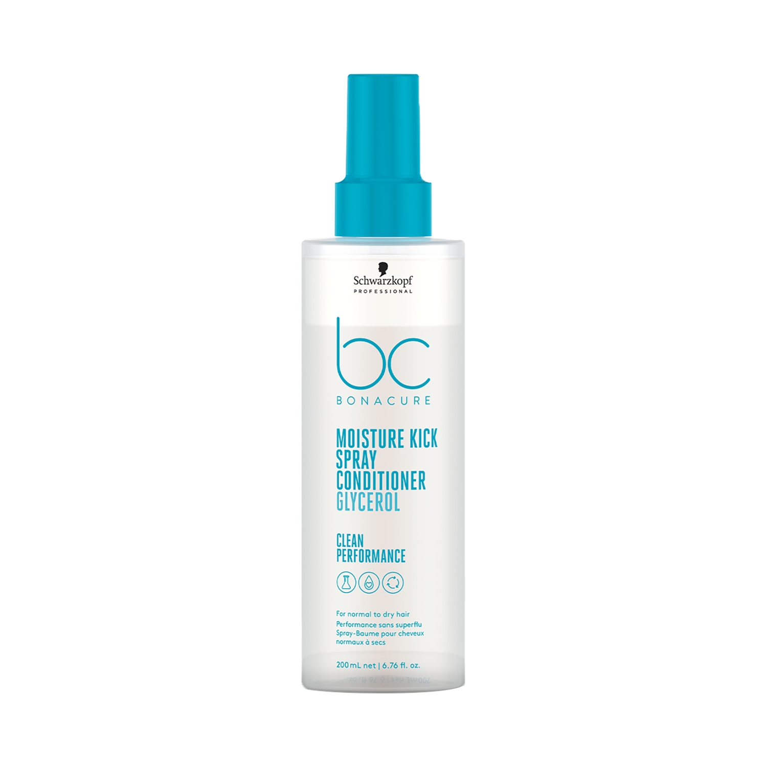 Schwarzkopf Professional | Schwarzkopf Professional Bonacure Moisture Kick Spray Conditioner With Glycerol For Dry Hair (200ml)