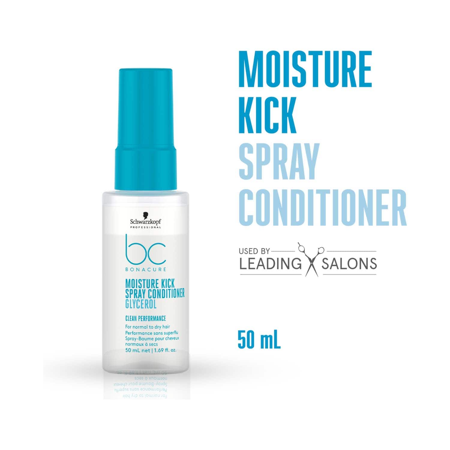 Schwarzkopf Professional | Schwarzkopf Professional Bonacure Moisture Kick Spray Conditioner With Glycerol For Dry Hair (50ml)