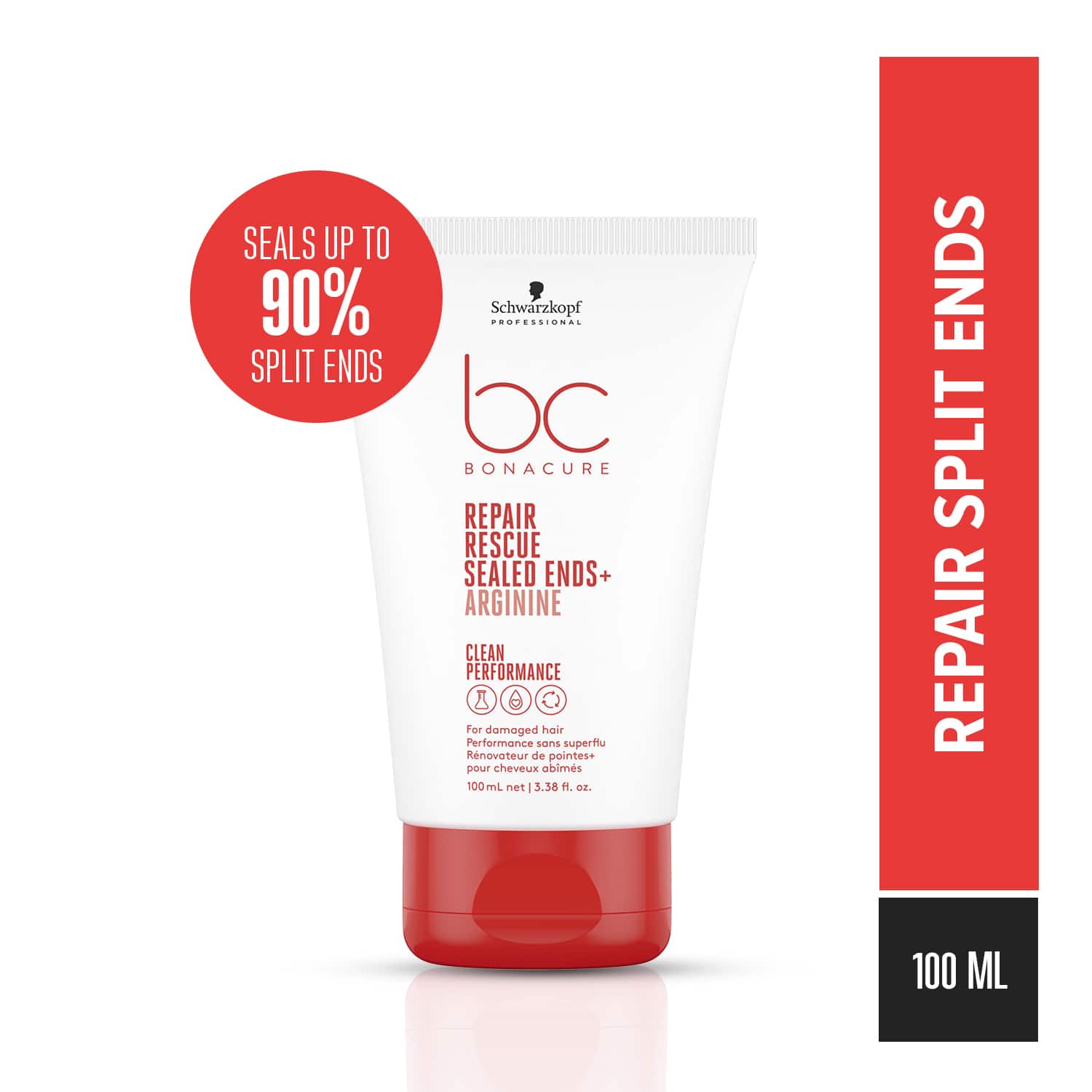 Schwarzkopf Professional | Schwarzkopf Professional Bonacure Repair Rescue Sealed Ends With Arginine (100ml)