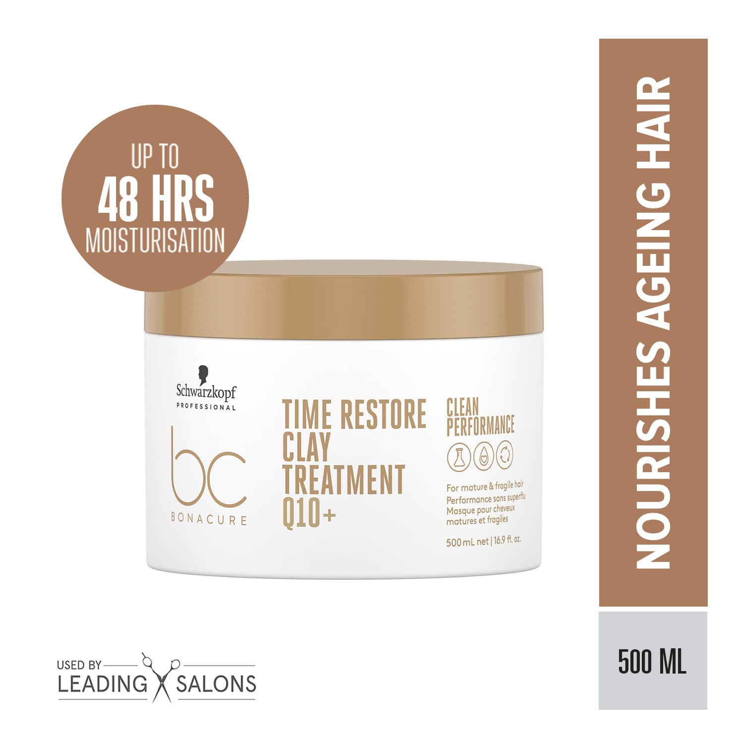 Schwarzkopf Professional | Schwarzkopf Professional Bonacure Time Restore Clay Treatment Mask With Q10+ (500ml)