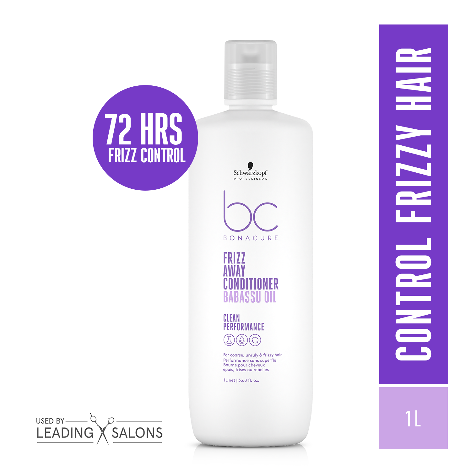 Schwarzkopf Professional | Schwarzkopf Professional Bonacure Frizz Away Conditioner With Babassu Oil (1000ml)