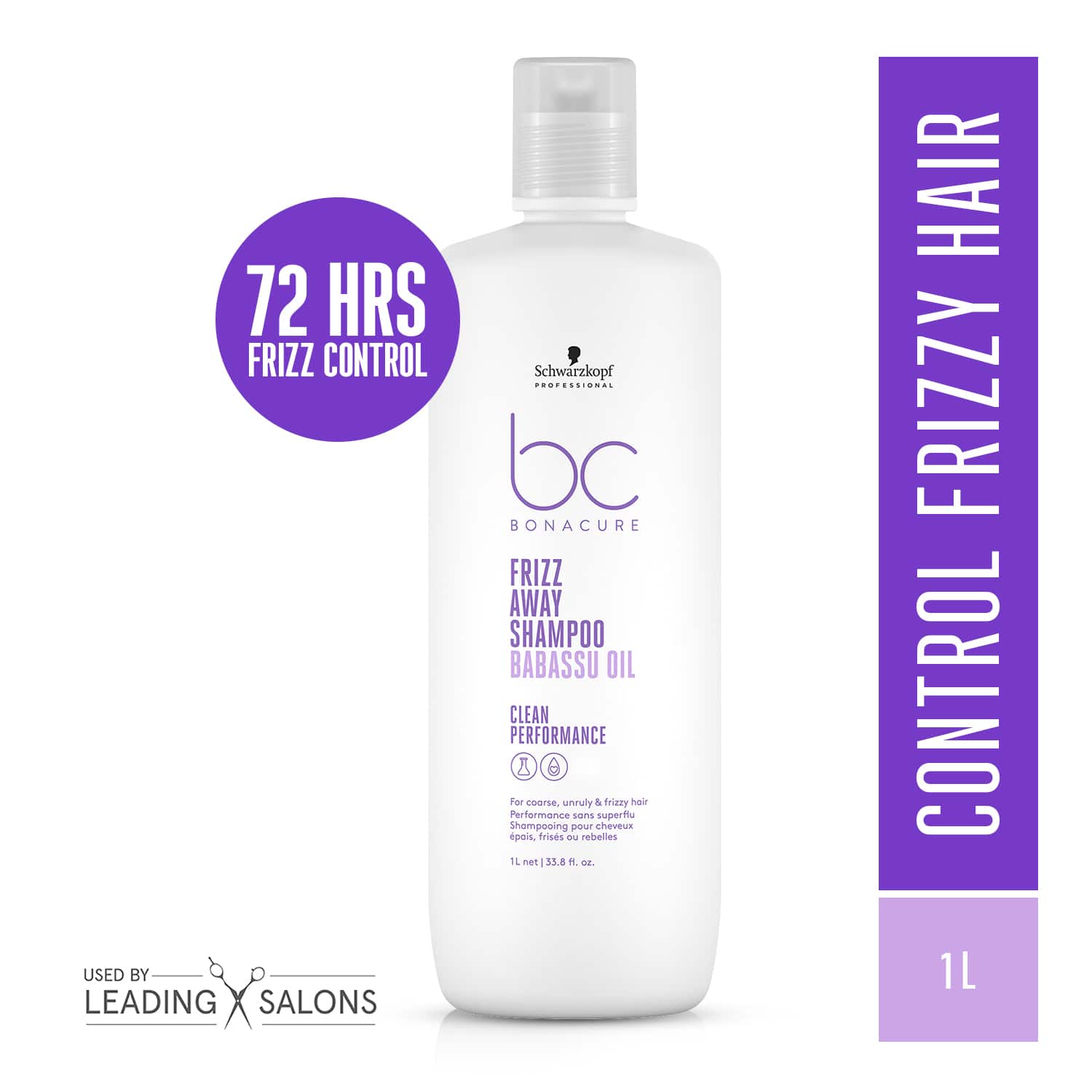 Schwarzkopf Professional | Schwarzkopf Professional Bonacure Frizz Away Shampoo With Babassu Oil (1000ml)