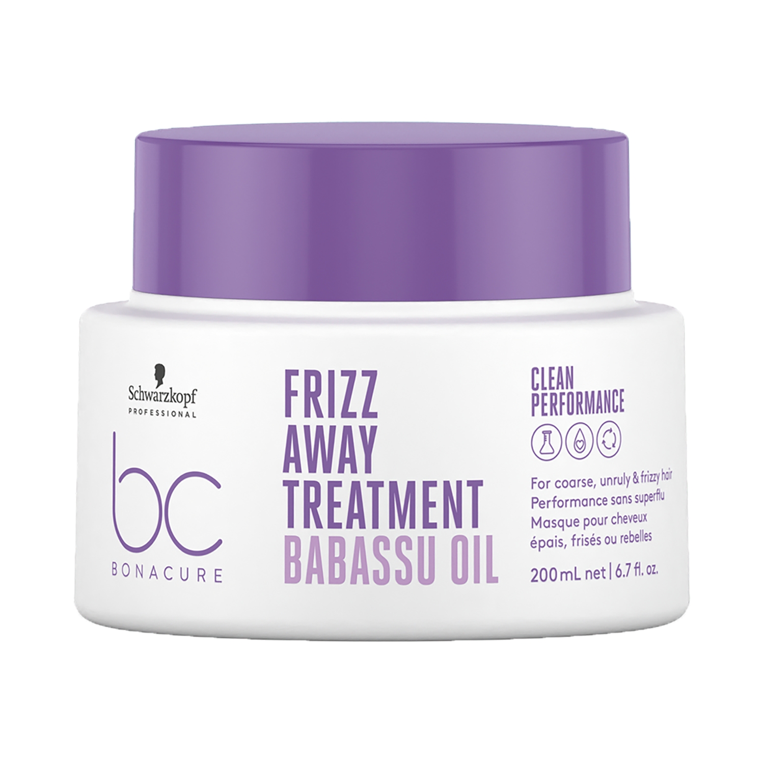 Schwarzkopf Professional Bonacure Frizz Away Treatment With Babassu Oil (200ml)