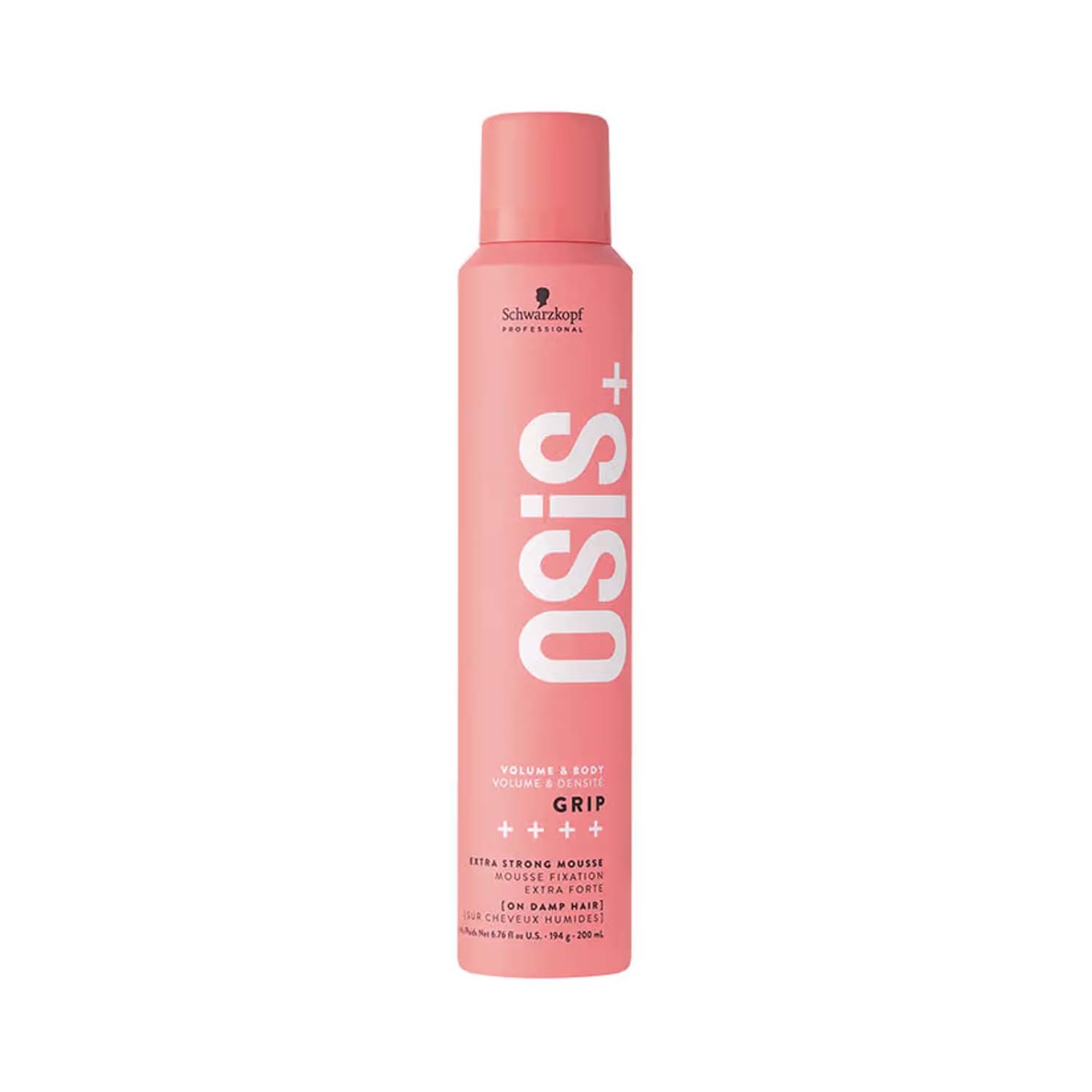Schwarzkopf Professional | Schwarzkopf Professional OSiS+ Grip Extra Strong Hair Styling Mousse For Natural Shine (200ml)