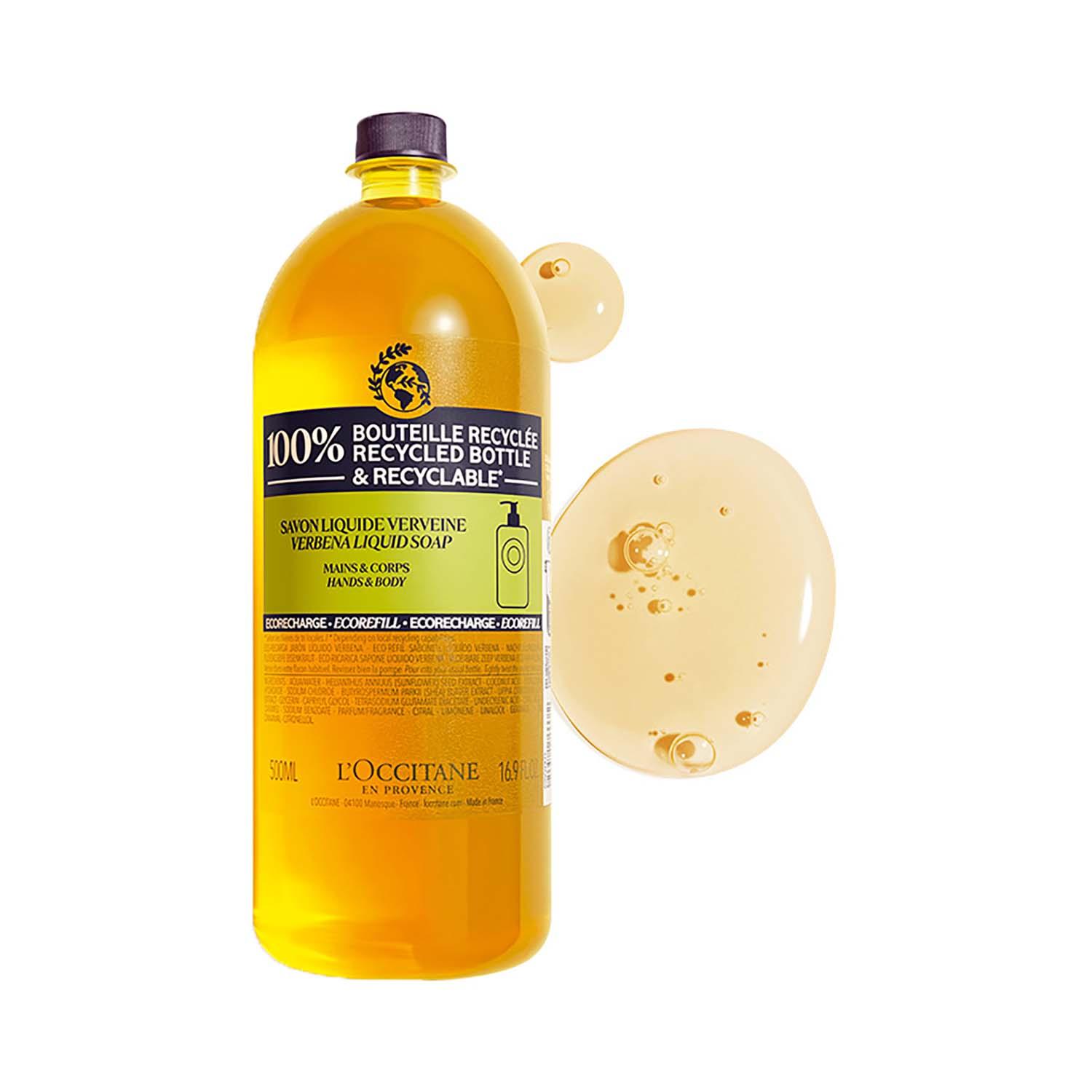 L'occitane Hands and Body Verbena Liquid Soap Refill (500 ml)