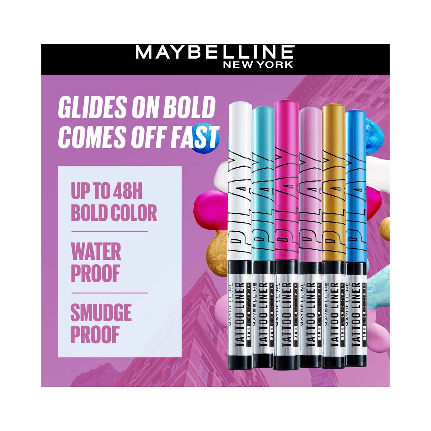 Eyeliner tutorial using the maybelline tattoo studio Gel pencil Liner ... |  TikTok
