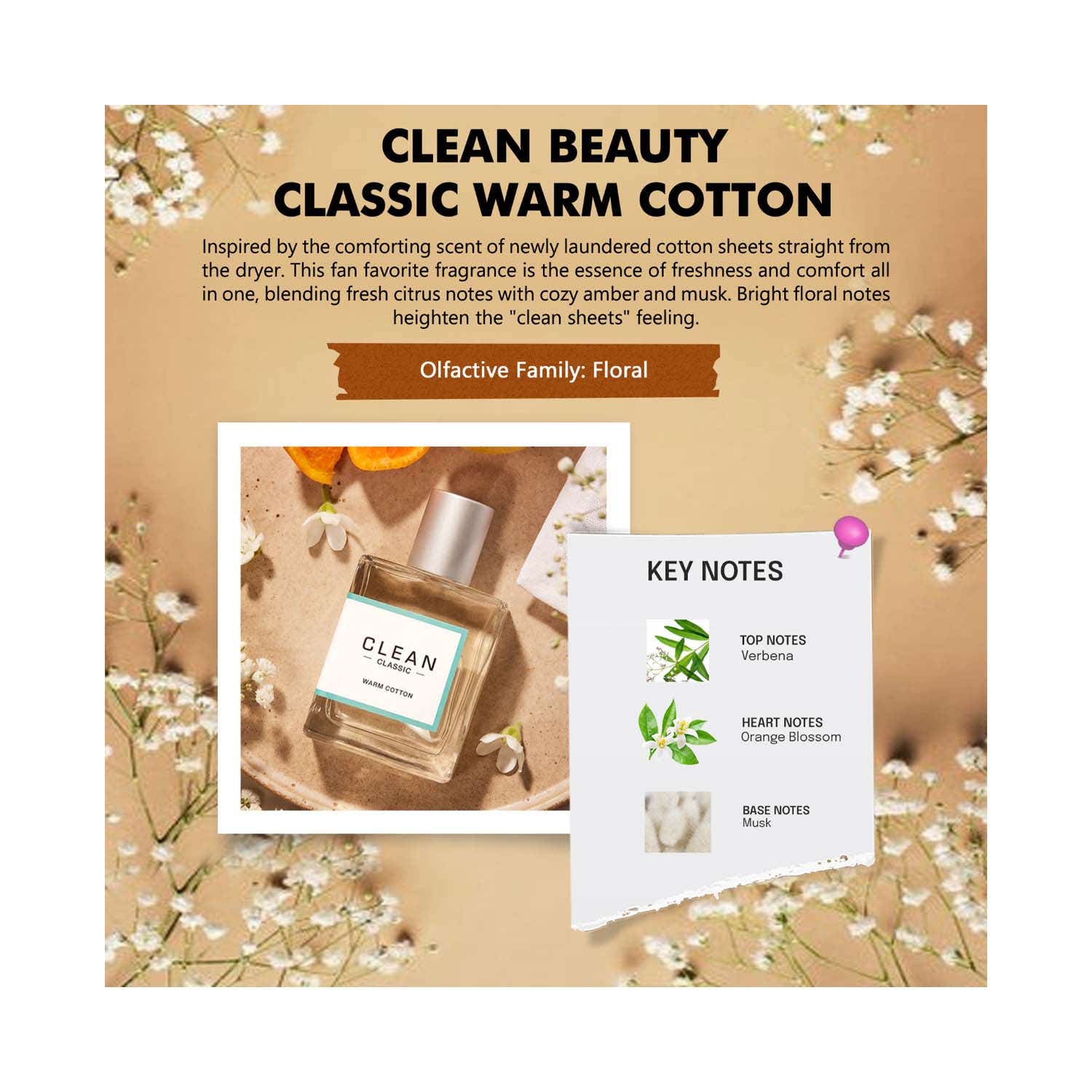 Buy Clean Beauty Warm Cotton Reserve Blend Eau De Parfum (50ml