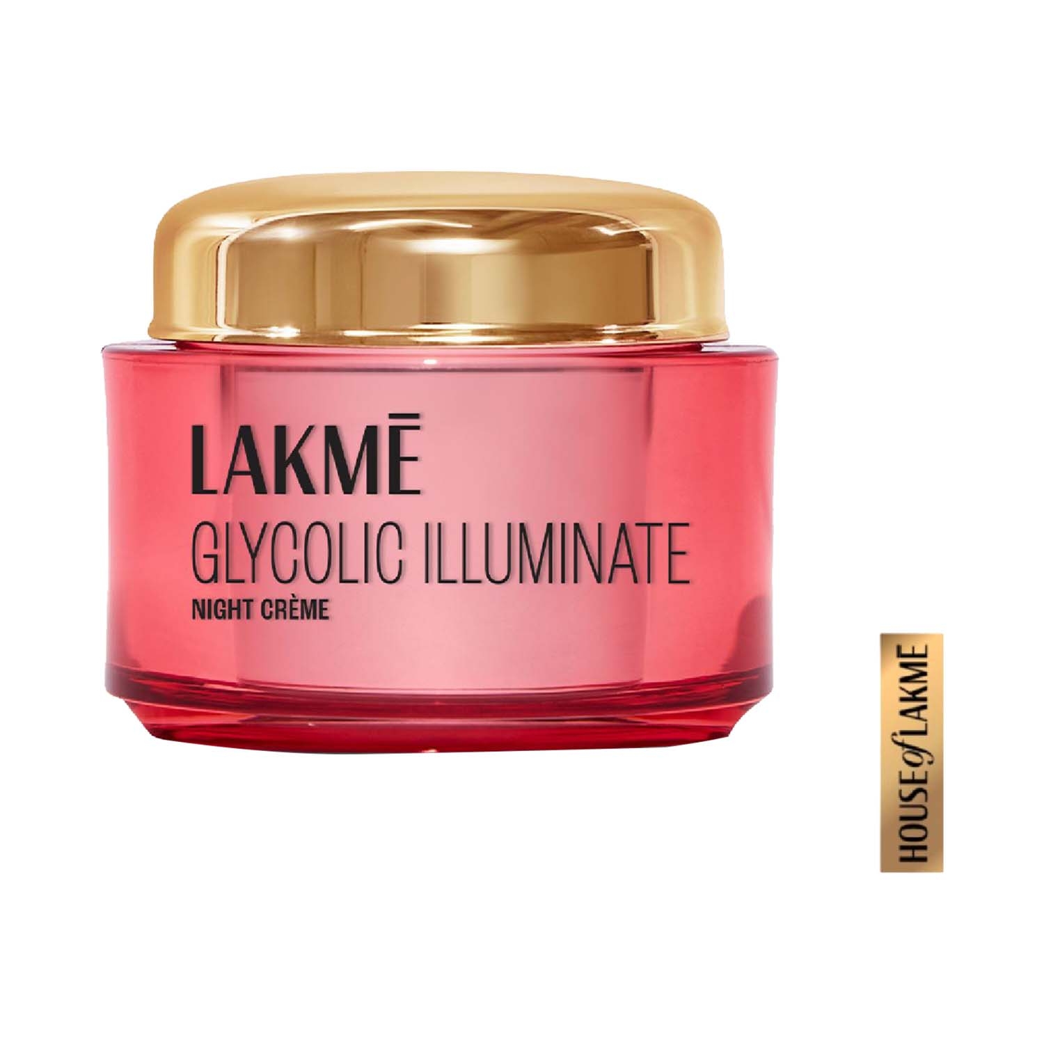 Lakme | Lakme Illuminate Night Cream With Glycolic Acid & 1% Niacinamide For Skin Cell Regeneration (15g)