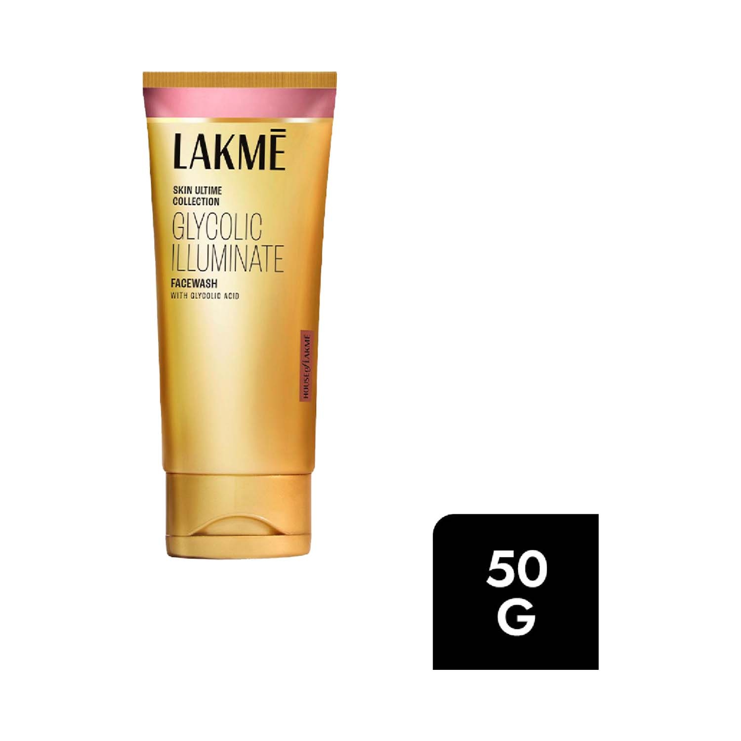 Lakme | Lakme Illuminate Facewash With Glycolic Acid For Gentle Exfoliation & Illuminated Skin (50ml)