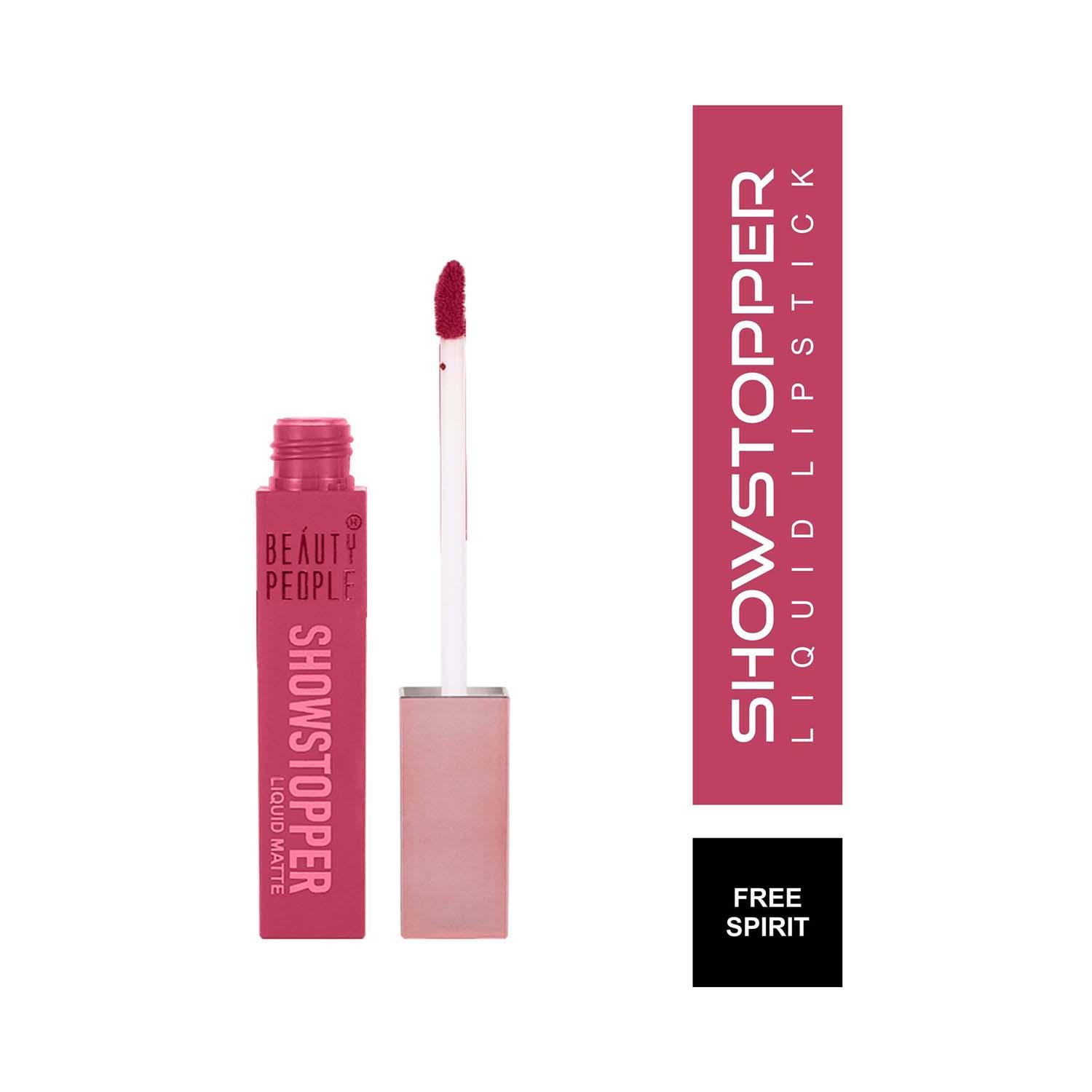 Beauty People | Beauty People Showstopper Liquid Lip Color with SPF 15 & Vitamin E - 03 Free Spirit (4ml)