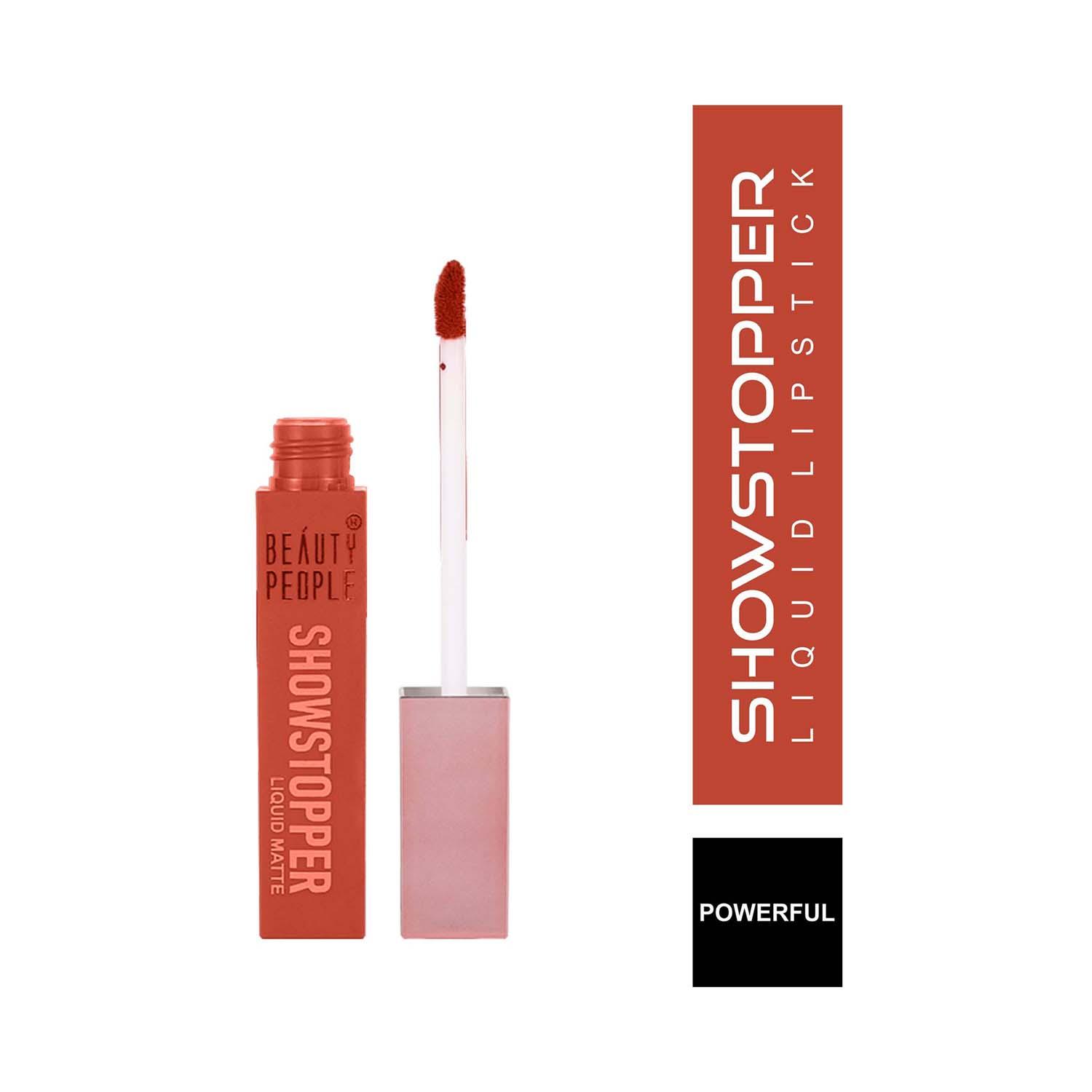 Beauty People | Beauty People Showstopper Liquid Lip Color with SPF 15 & Vitamin E - 06 Powerful (4ml)