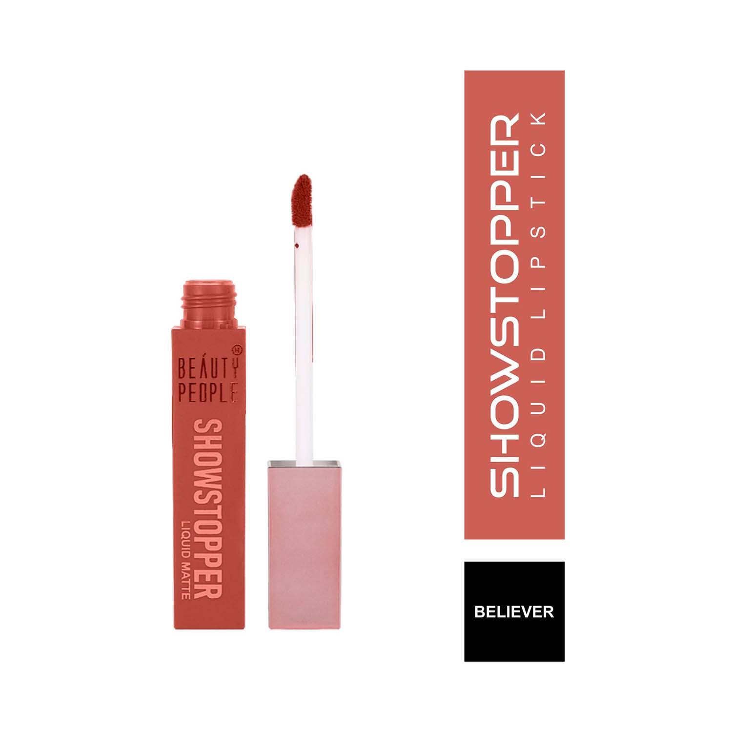 Beauty People | Beauty People Showstopper Liquid Lip Color with SPF 15 & Vitamin E - 08 Believer (4ml)