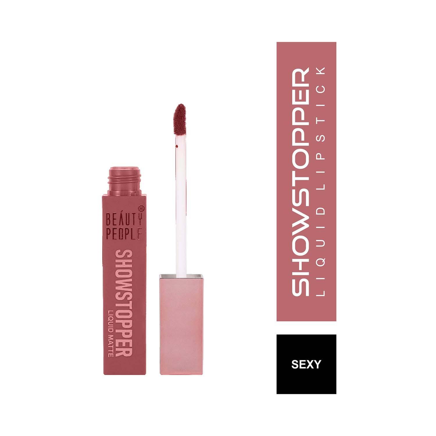 Beauty People | Beauty People Showstopper Liquid Lip Color with SPF 15 & Vitamin E - 23 Sexy (4ml)