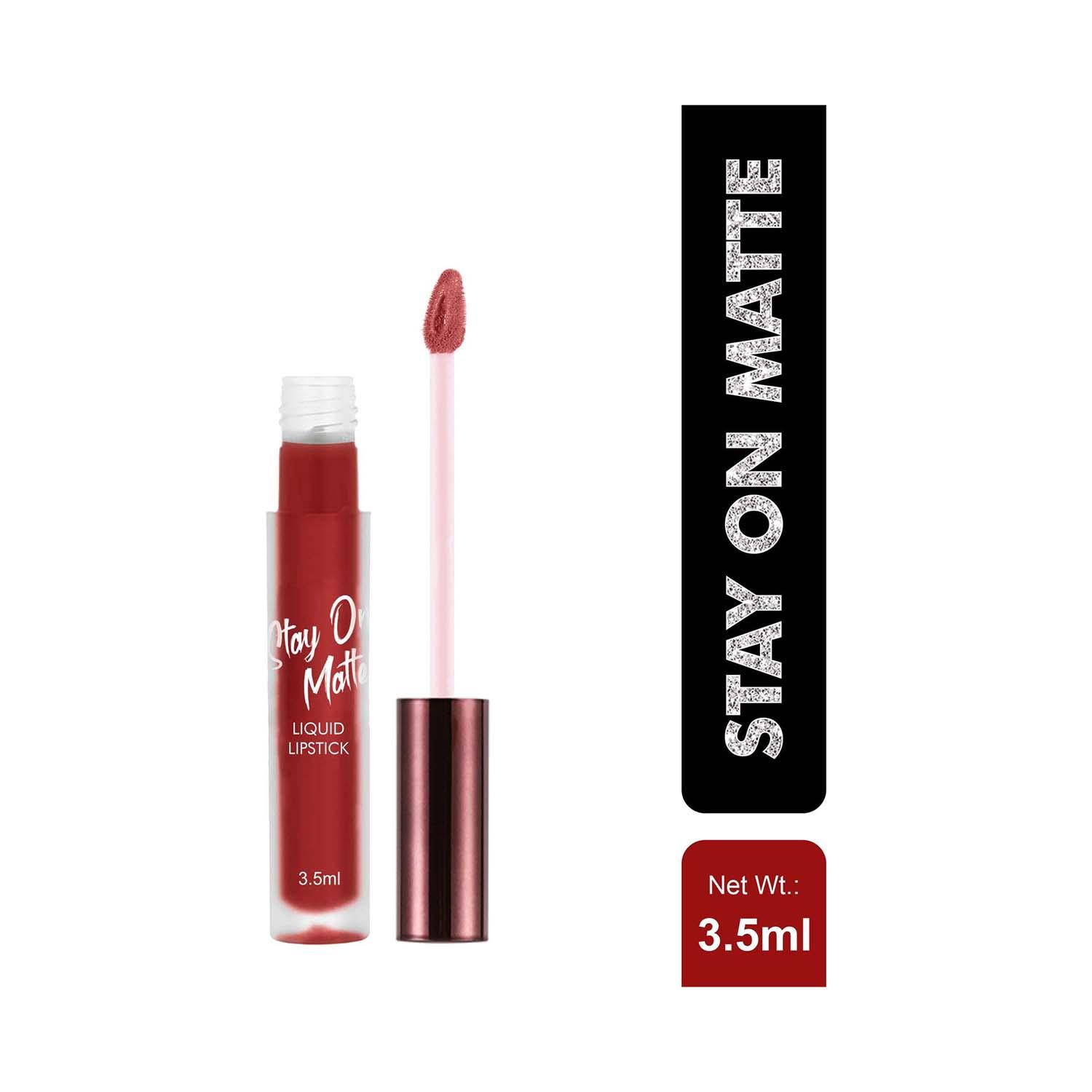 Beauty People | Beauty People Stay on Matte Liquid Lip Color with SPF 15 - 10 Romantic (3.5ml)