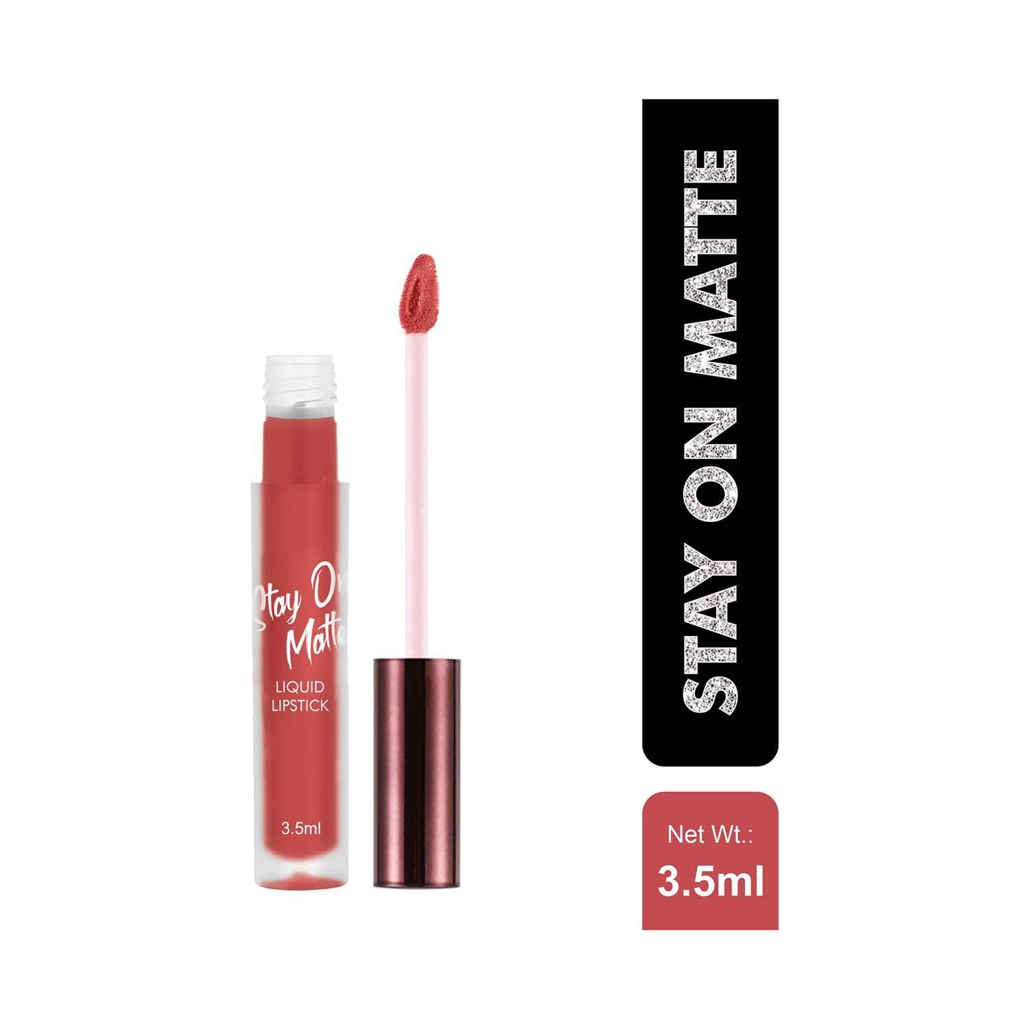 Beauty People | Beauty People Stay on Matte Liquid Lip Color with SPF 15 - 17 Slaying (3.5ml)