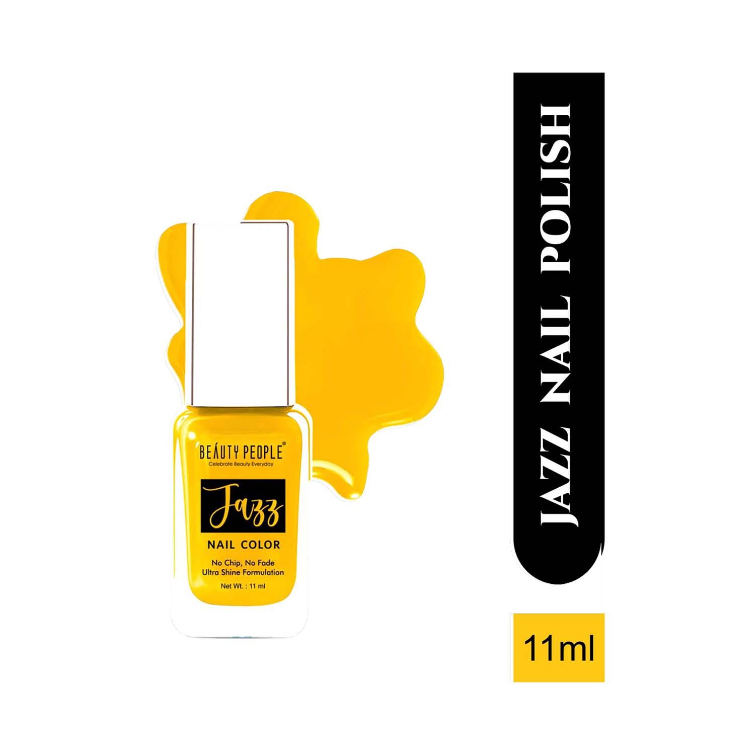 Beauty People Jazz Nail Color - 358 Happy Yellow (11ml)