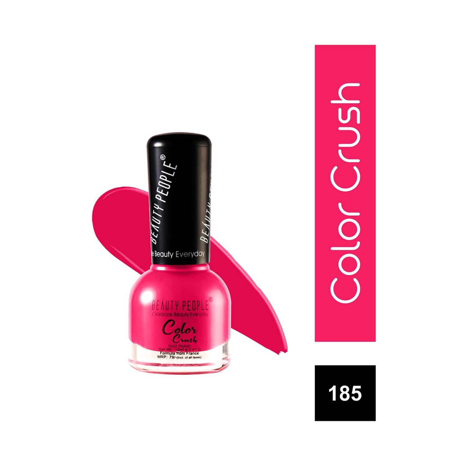 Beauty People | Beauty People Color Crush Nail Polish - 185 Pretty Pink (12ml)