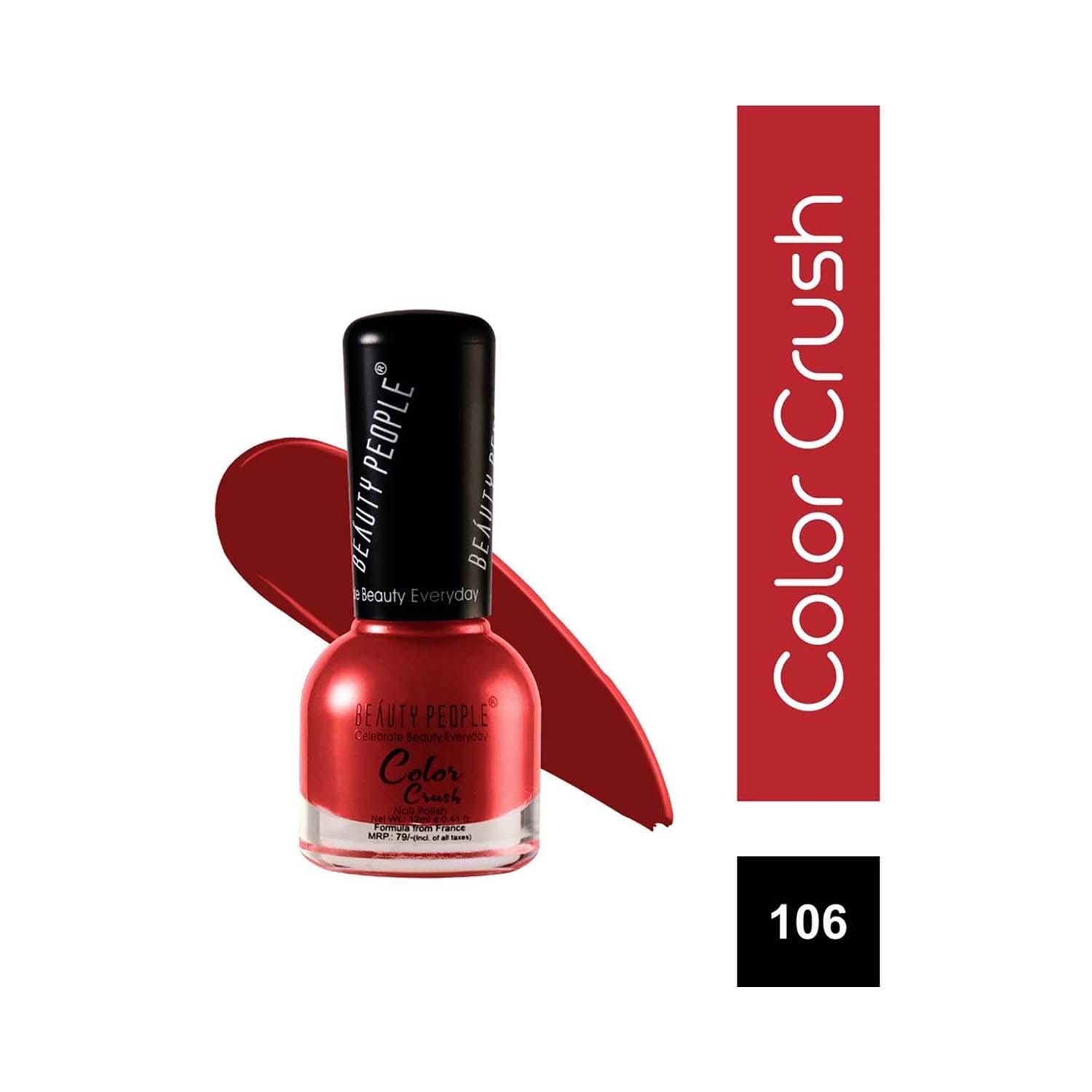 Beauty People | Beauty People Color Crush Nail Polish - 106 Oh My God Red (12ml)