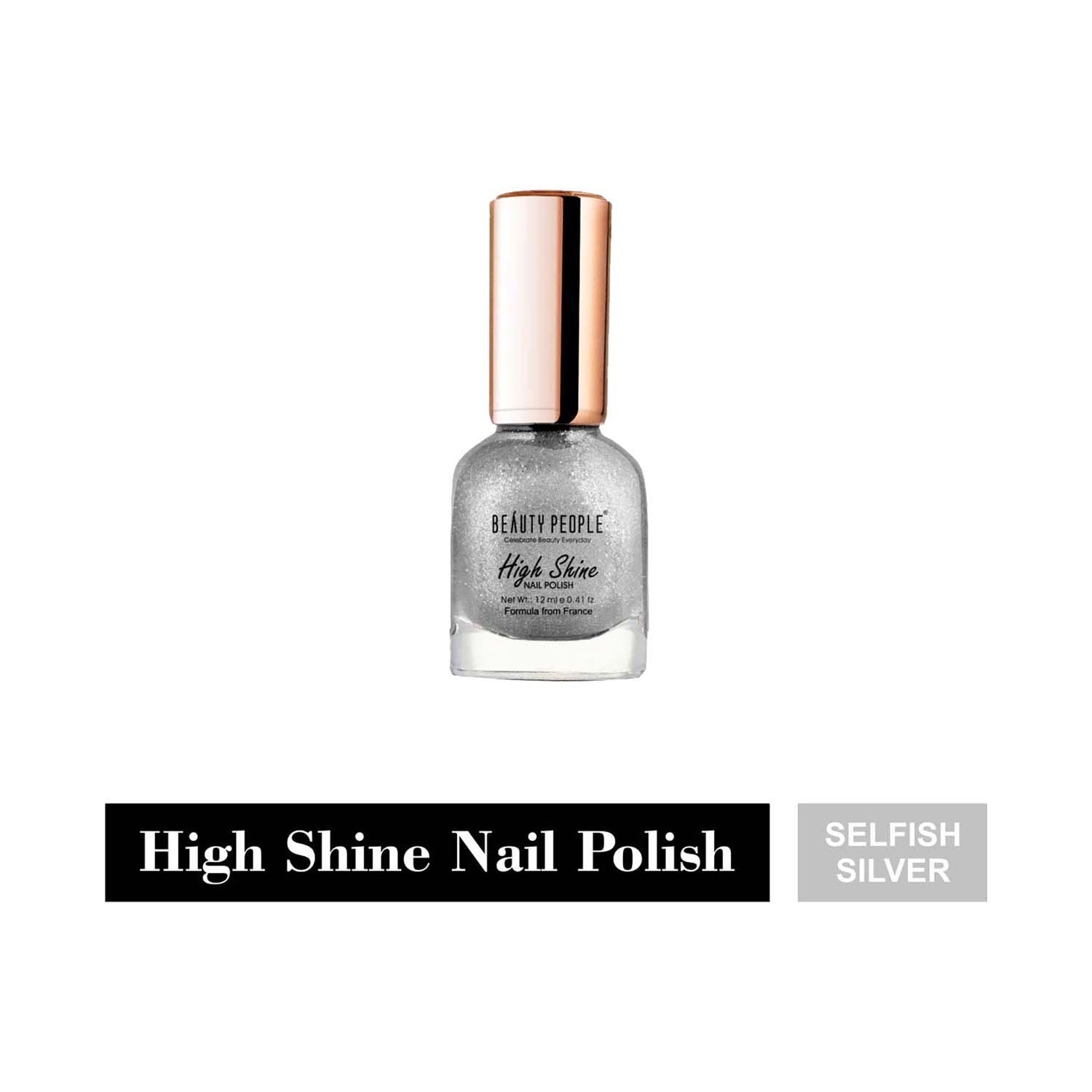 Beauty People | Beauty People High Shine Nail Polish - 1031 Selfish Silver (12ml)