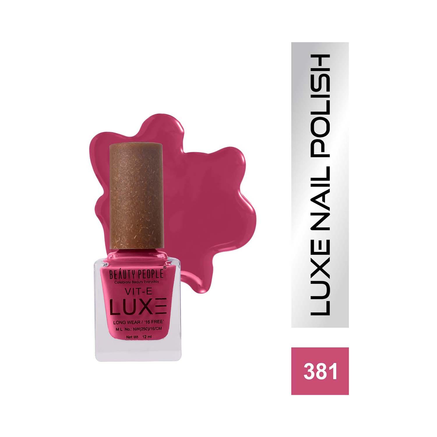 Beauty People | Beauty People Luxe Nail Polish with Vitamin E - 381 Profile Pink (12ml)