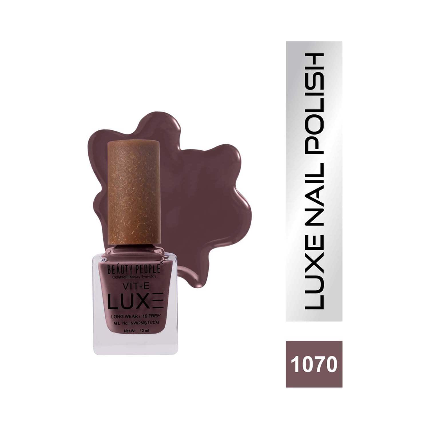 Beauty People | Beauty People Luxe Nail Polish with Vitamin E - 1070 Cappuccino (12ml)