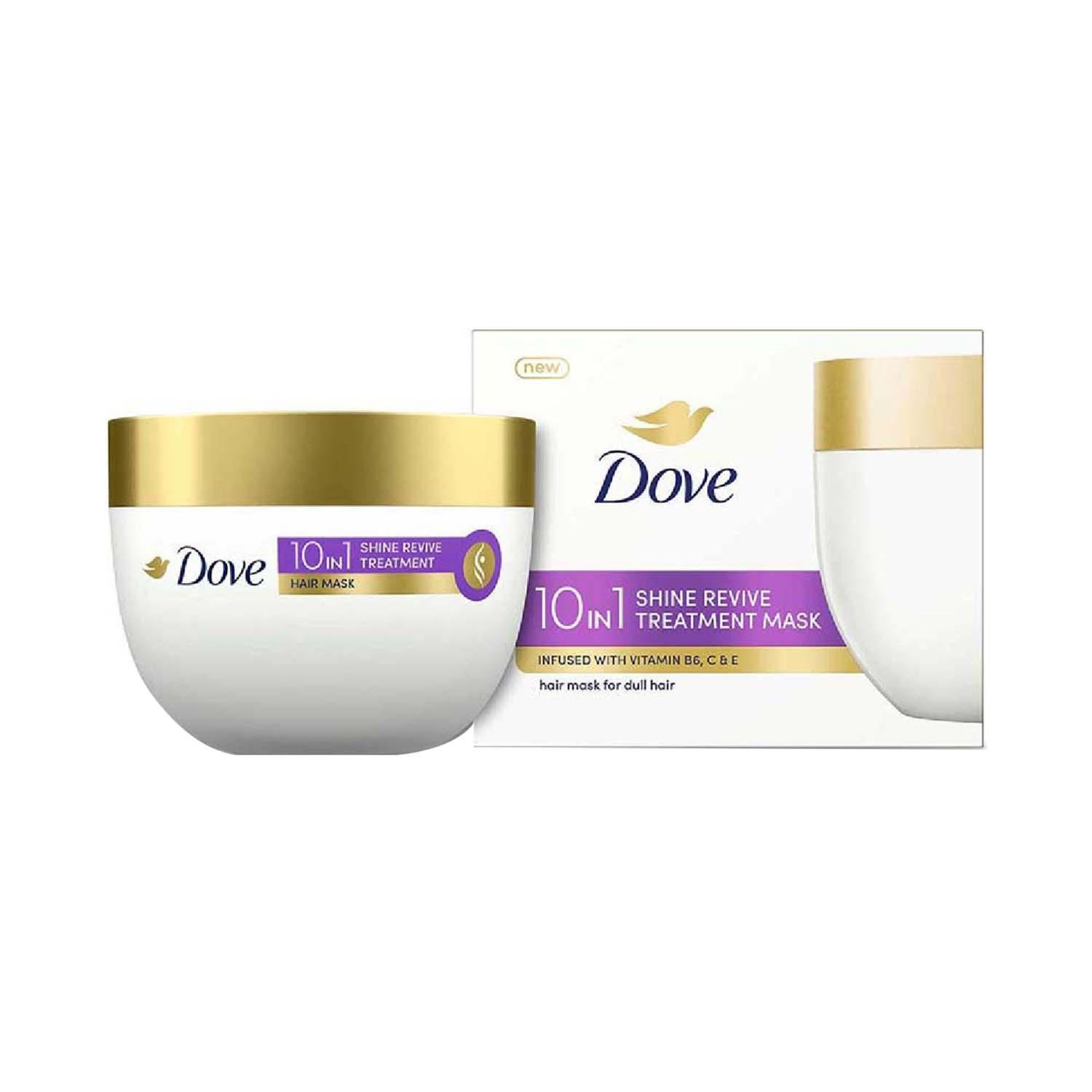 Dove | Dove 10-In-1 Shine Revive Treatment Hair Mask For Dull Hair (300 ml)