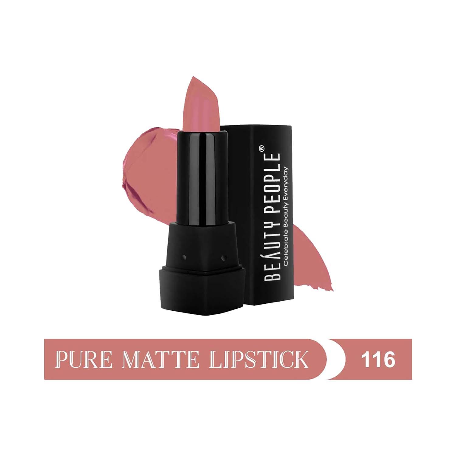 Beauty People | Beauty People Pure Matte Lipstick - 116 Rosalind (3.8g)