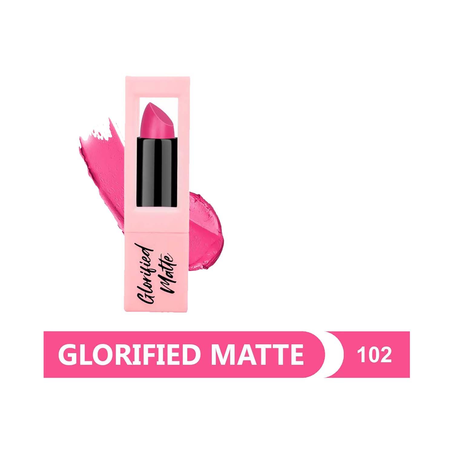 Beauty People | Beauty People Glorified Pink Lipstick - 102 Pink Aloud (3.8g)