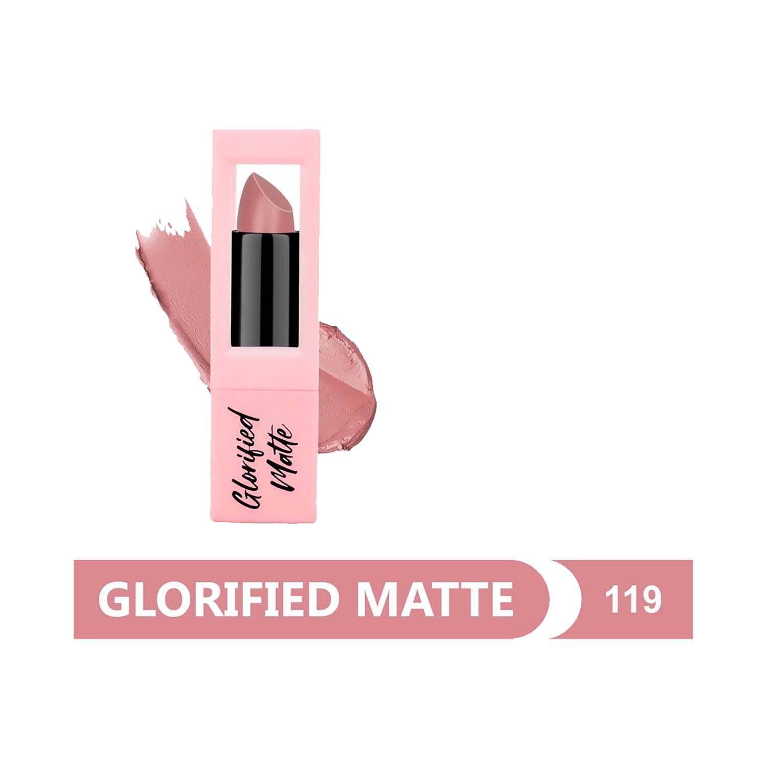 Beauty People | Beauty People Glorified Pink Lipstick - 119 Depeach Mode (3.8g)