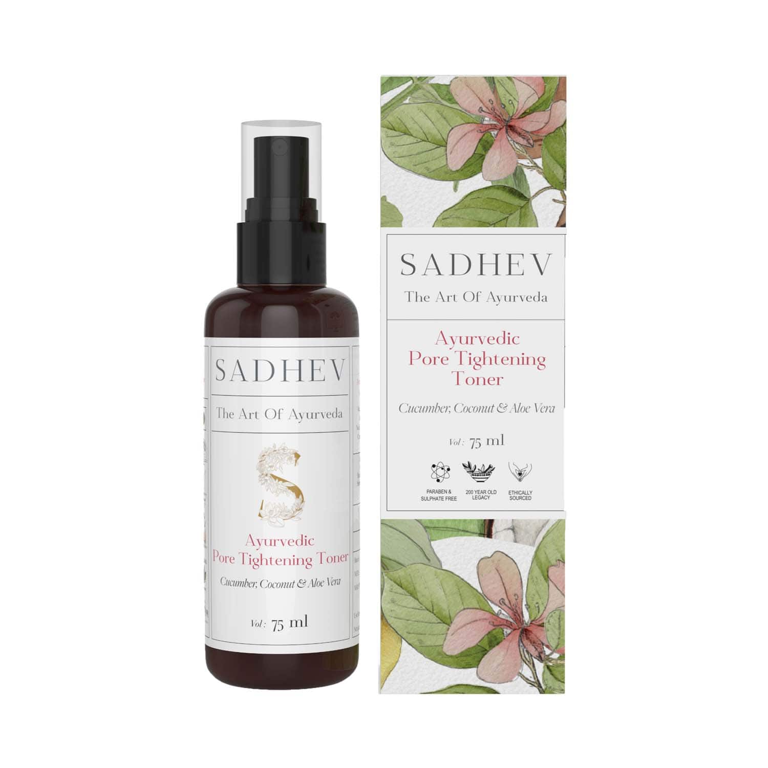 Sadhev | Sadhev Ayurvedic Pore Tightening Toner (75ml)